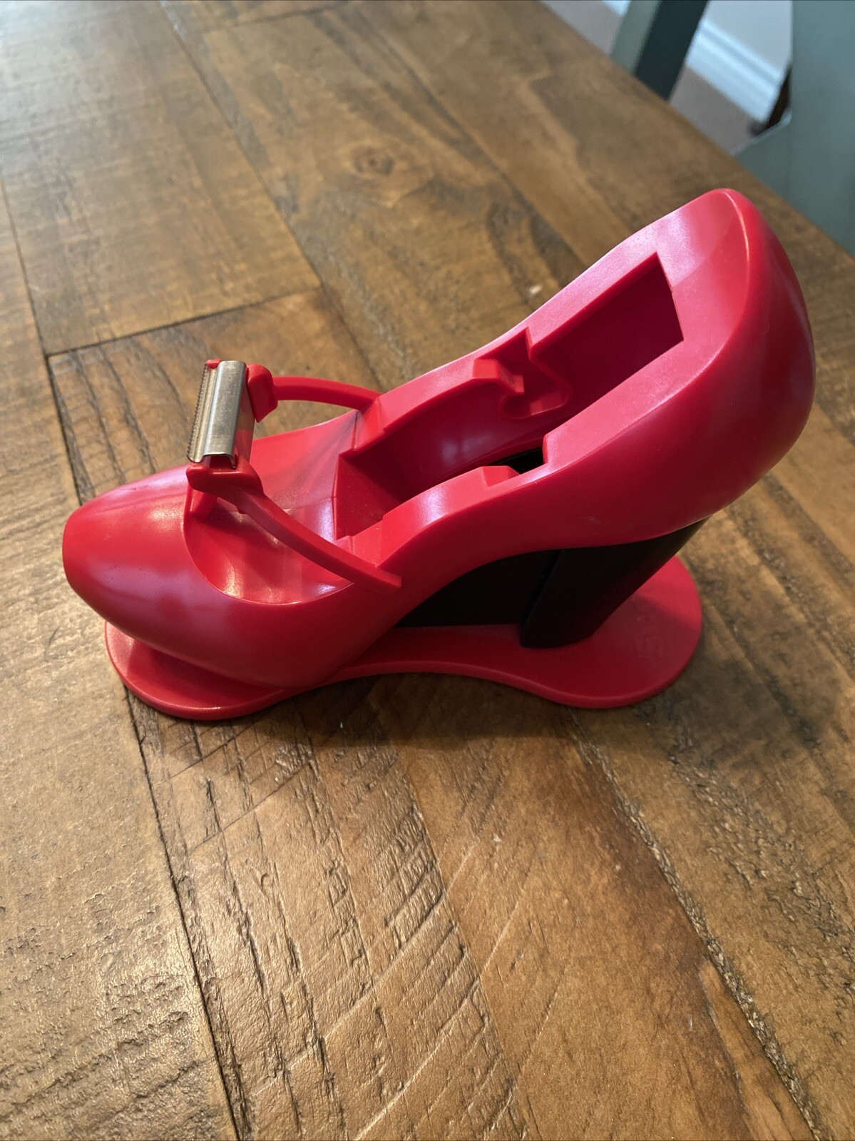 Scotch Magic Tape Red High Heel Shoe Dispenser Made In Canada