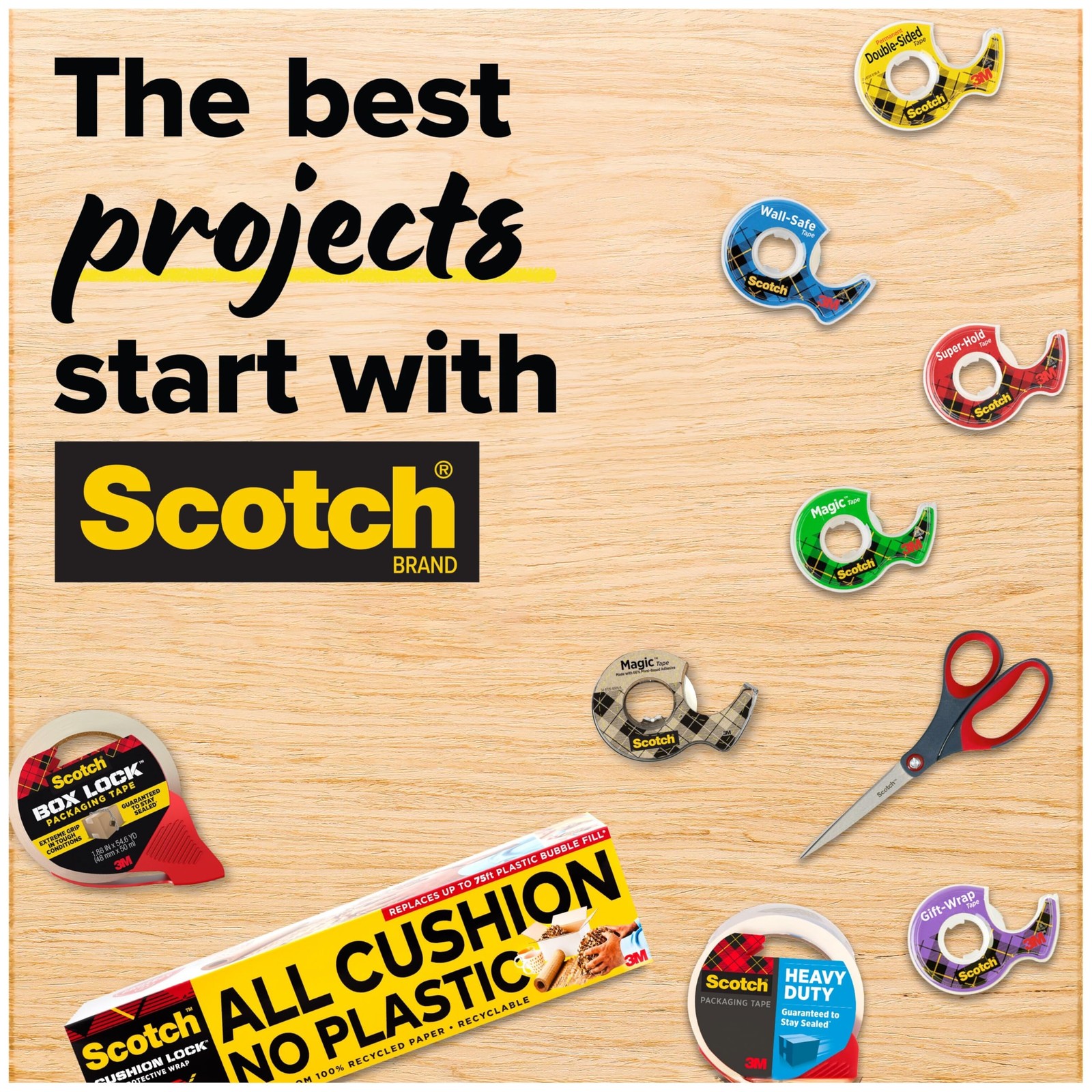 Scotch Magic Tape Clear Invisible Adhesive Tape 1000 Inches Permanent Mending