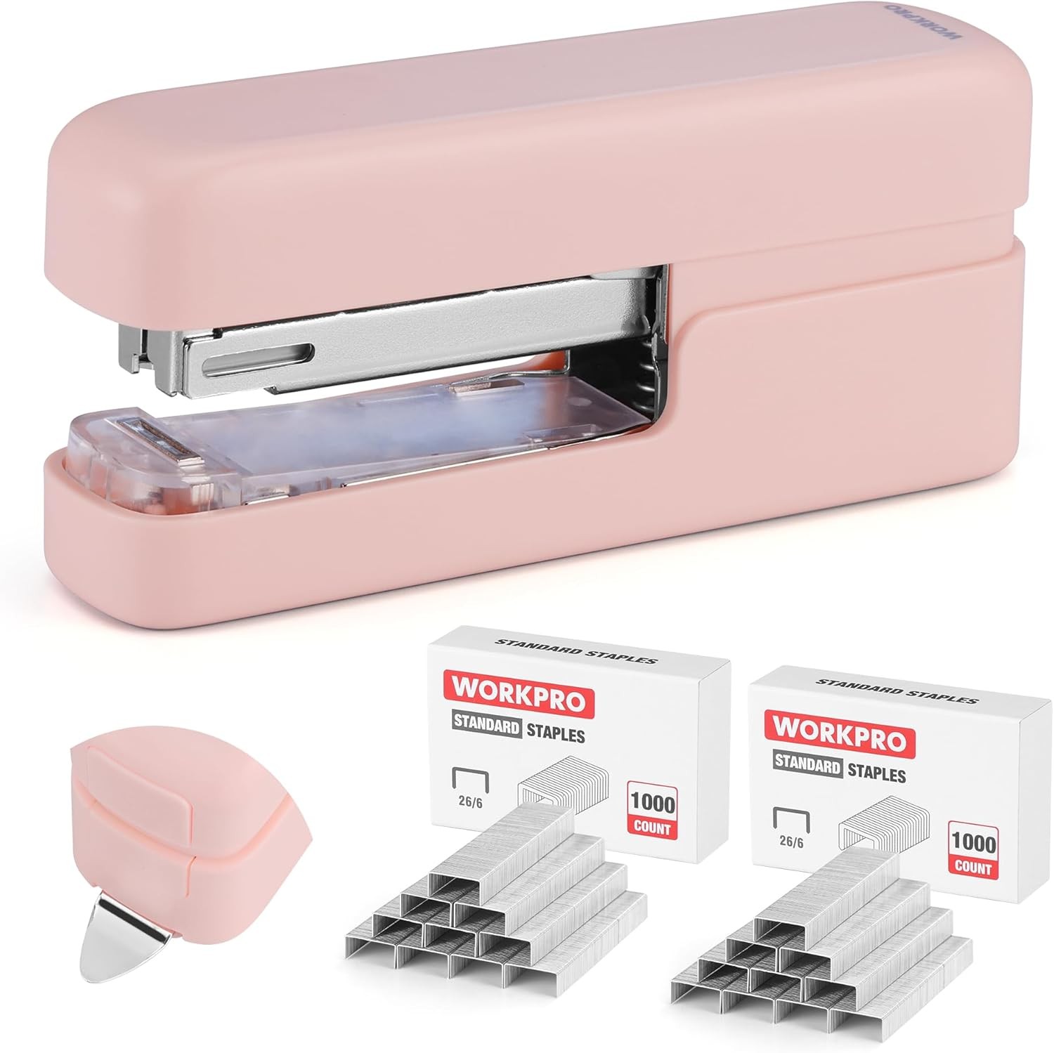 WORKPRO 2-in-1 Stapler Staple Remover w/40 Sheet Capacity 2000PC Standard Staple