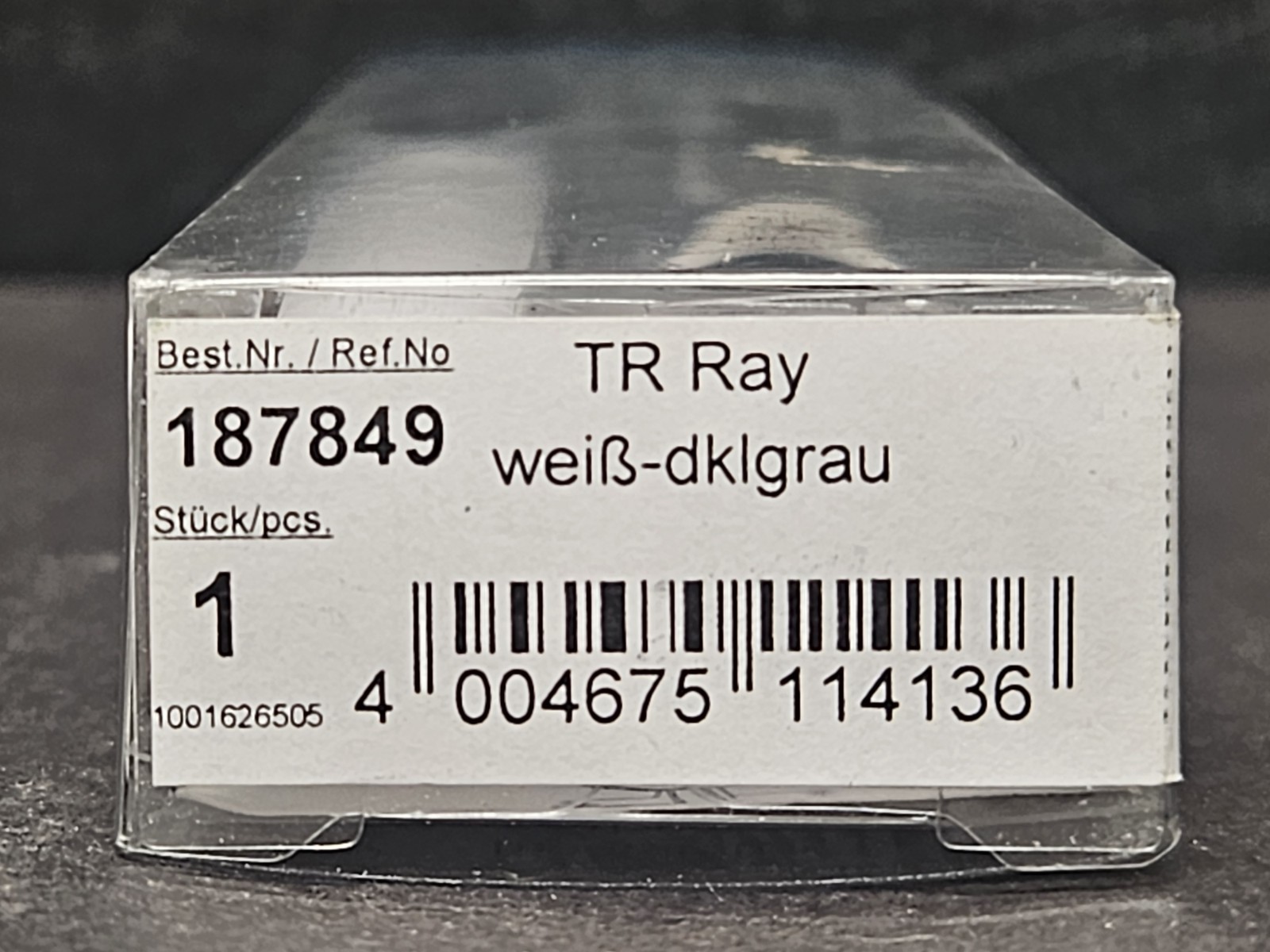 Schneider Ray Cartridge Rollerball Pen, White And Dark Gray RS187849