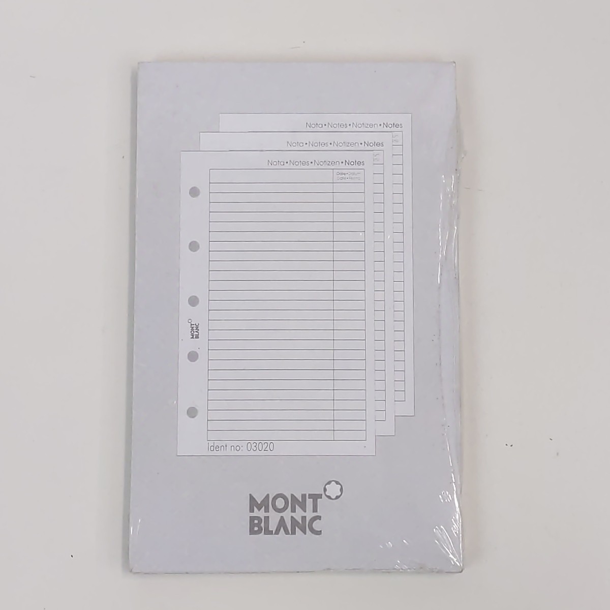 Montblanc 3020 Organizer Refill Paper A7 Lined Notes Pages Made in Germany