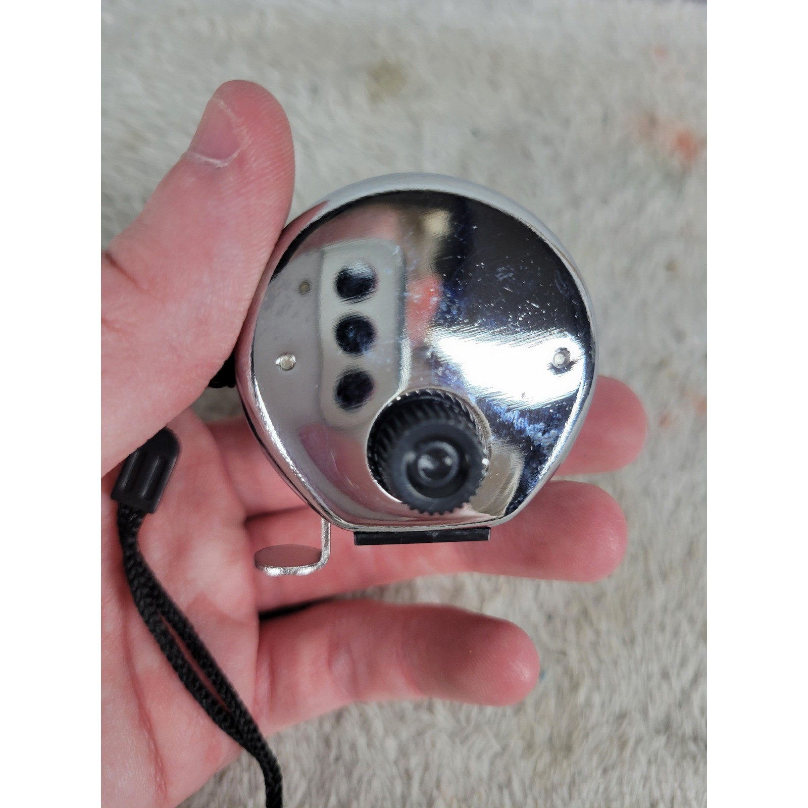 UIC1100 Hand Tally Counter Clicker Metal Chrome 4 Digit