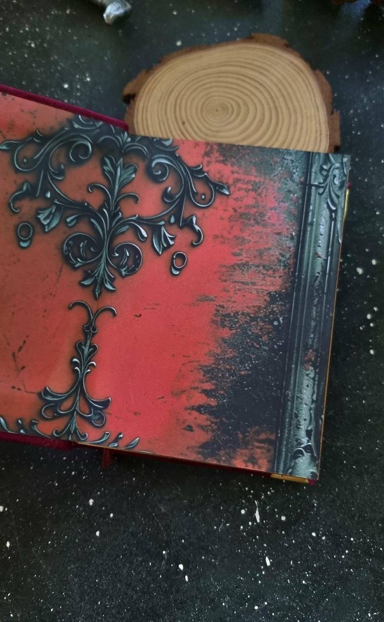 Handmade Gothic Journal Red Velvet Grimoire Notebook Spell Book