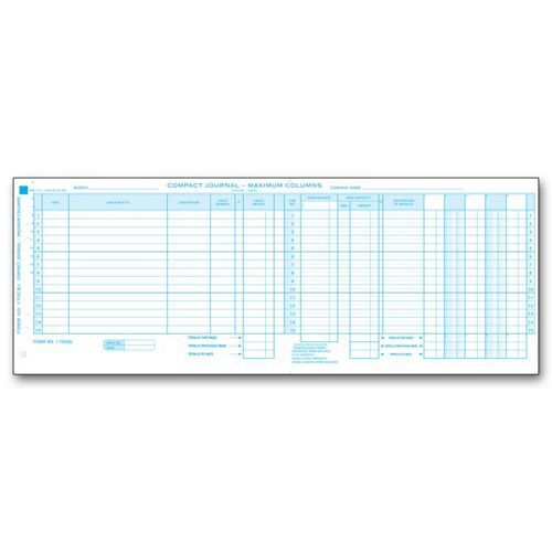 170CBJ Compact Maximum Columns Journal 16 x 6″ QTY 25