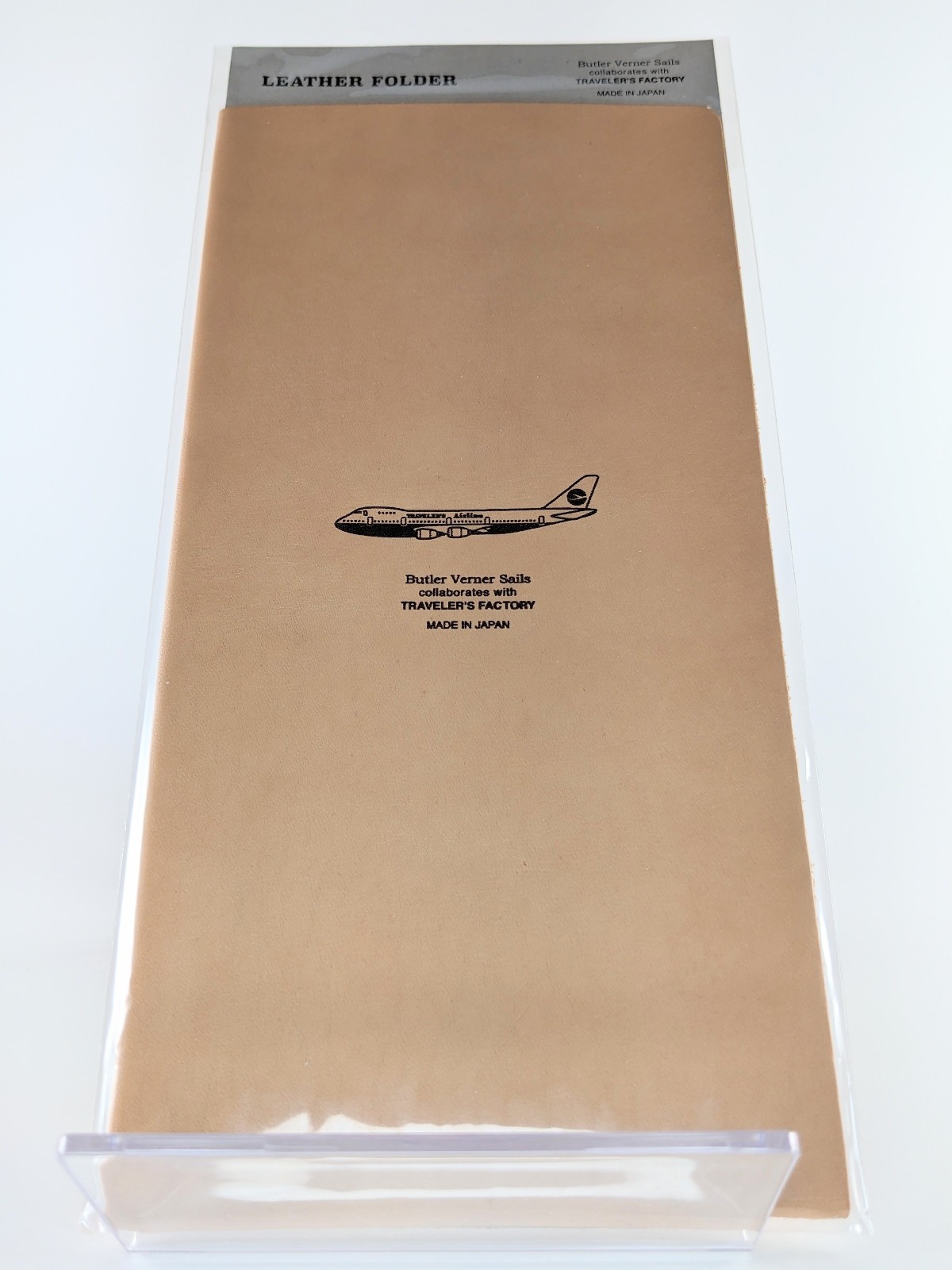Traveler’s Factory Butler Verner Sails Narita Airport Leather Folder US Seller