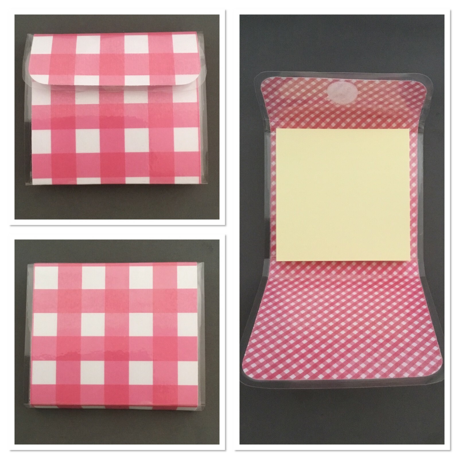 Sticky Note Holder Fold-Up Case (Plain-No Logo) Mix & Match Can Personalize