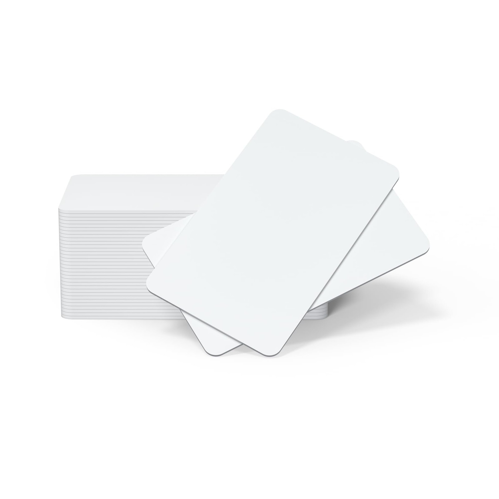 Premium Blank PVC Cards ID Badge Printer CR80 30 Mil White Plastic 100 PCS