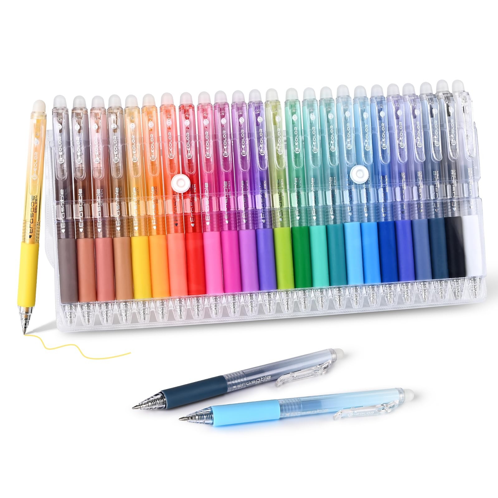 BAYTORY 24Pcs Colored Erasable Gel Pens, 1 Count (Pack of 24), Multicolor