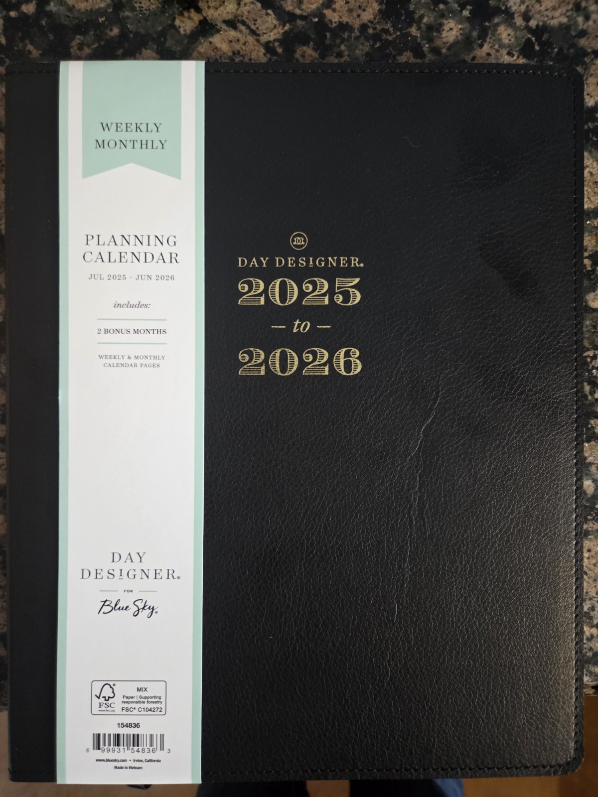 Blue Sky Day Designer 2025-2026 Academic Year Weekly and Monthly Planner Calenda