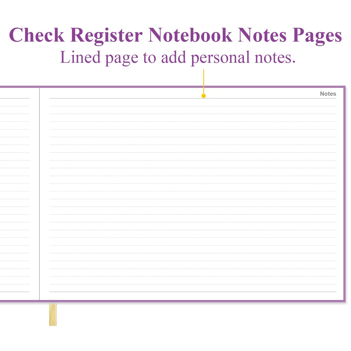 Heveboik Check Registers for Personal Checkbook – 7″ x 10″ Checkbook Register fo