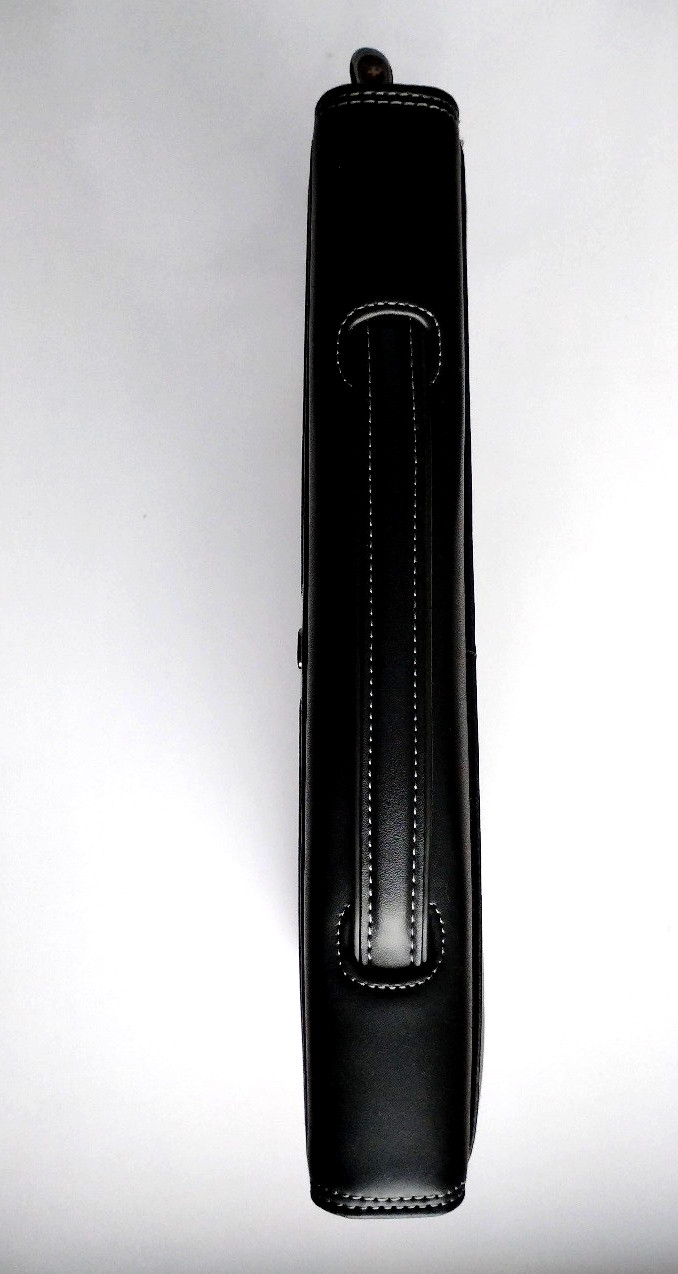 Wenger Zippered Executive Padfolio, Padded Document Organizer, Black