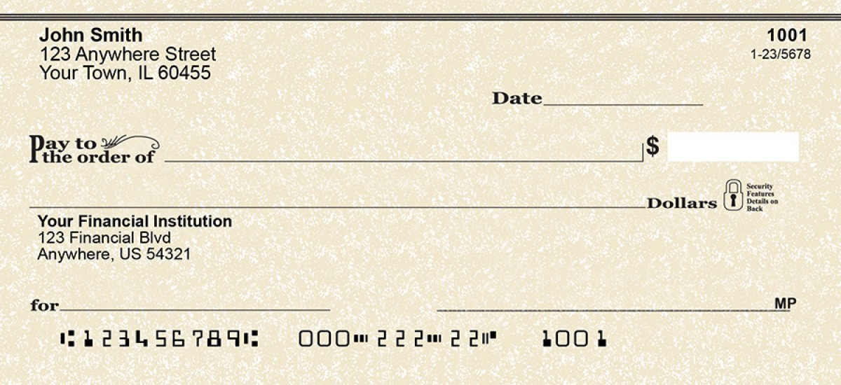 Personal Checks + Deposit Tickets + Register 1 Part or 2 Parts, QTY 25 or 50