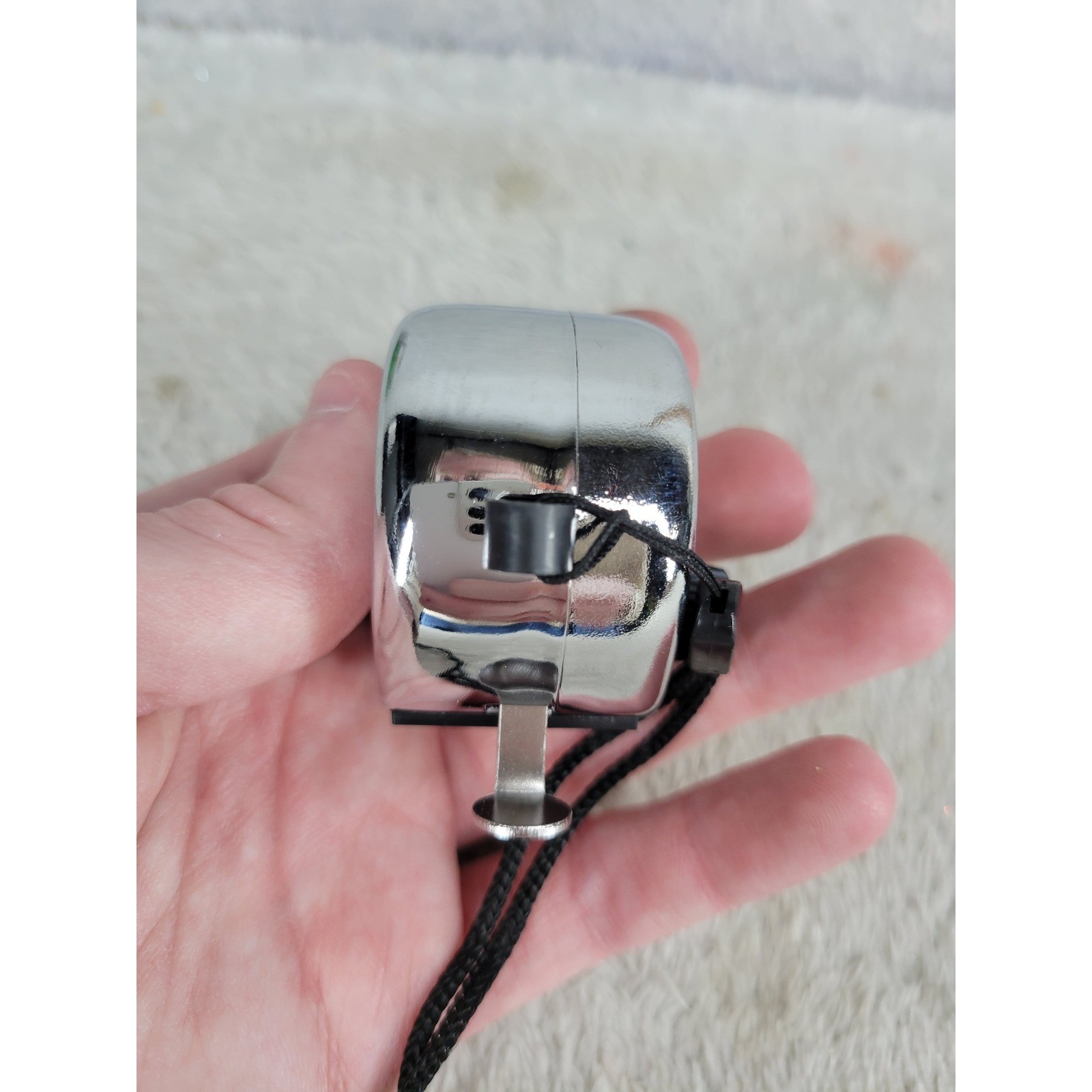 UIC1100 Hand Tally Counter Clicker Metal Chrome 4 Digit