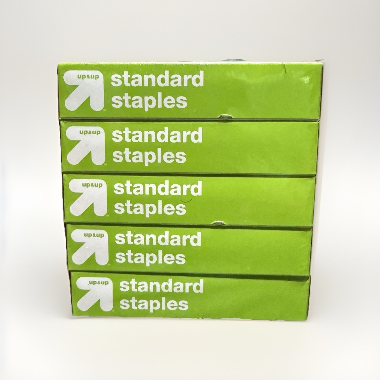 Up & Up 5 Boxes of 5,000 Standard Staples Each (25,000 Total Staples) NEW