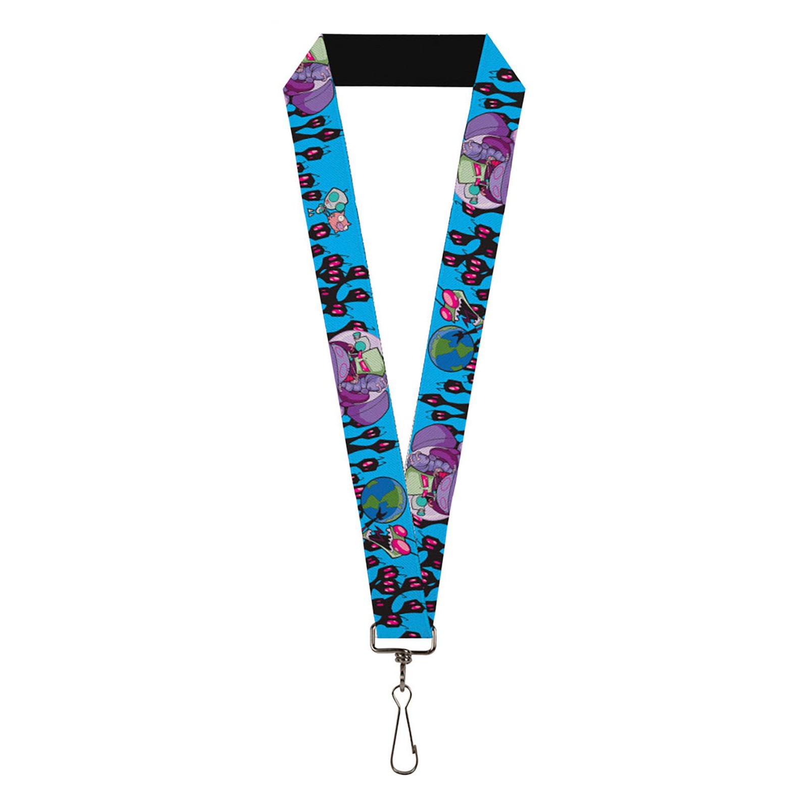 Buckle-Down Nickelodeon Lanyard, Invader Zim GIR and Piggy Rule the World Poses