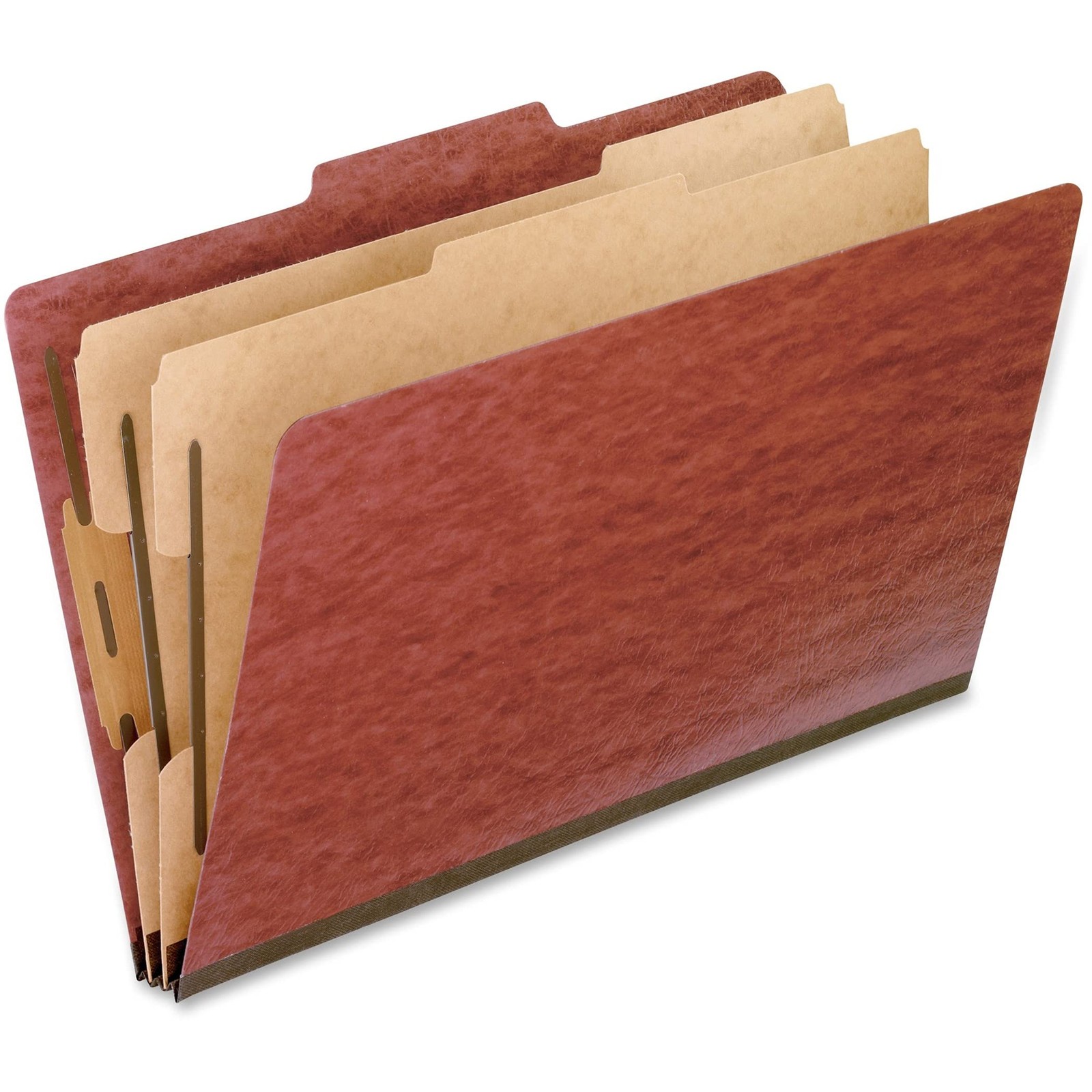 Pendaflex Top-Tab Pressboard Classification Folders, 2/5 Cut, Legal Size, Bri…