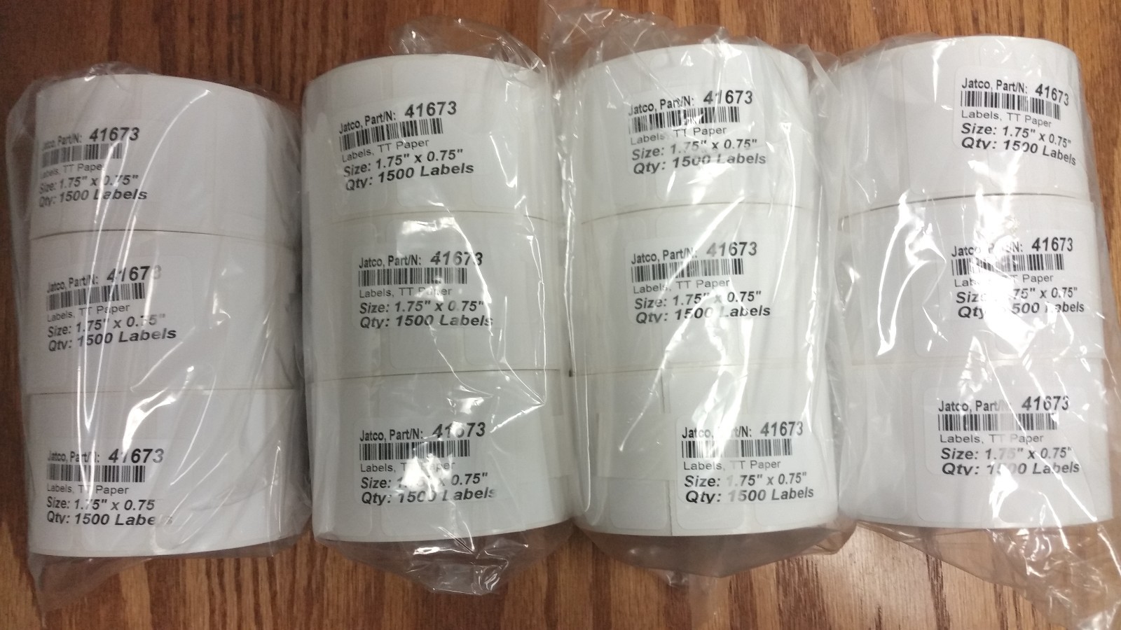 Direct Thermal 1.75″x0.75″ Labels, 1″ core for Zebra 2824/2844/GK/GX/ZD-12 rolls