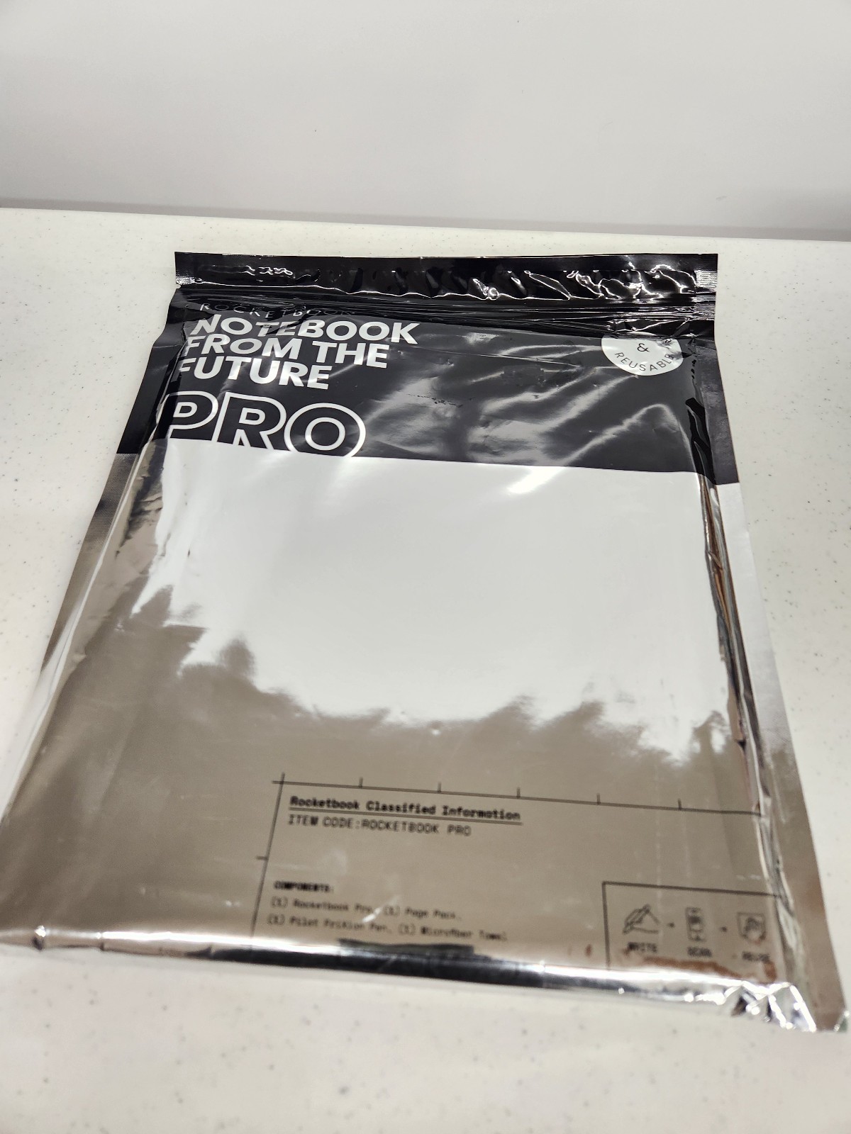 Rocketbook Pro 2.0 Reusable Professional Smart Notebook Letter Size 8.5×11 Blue