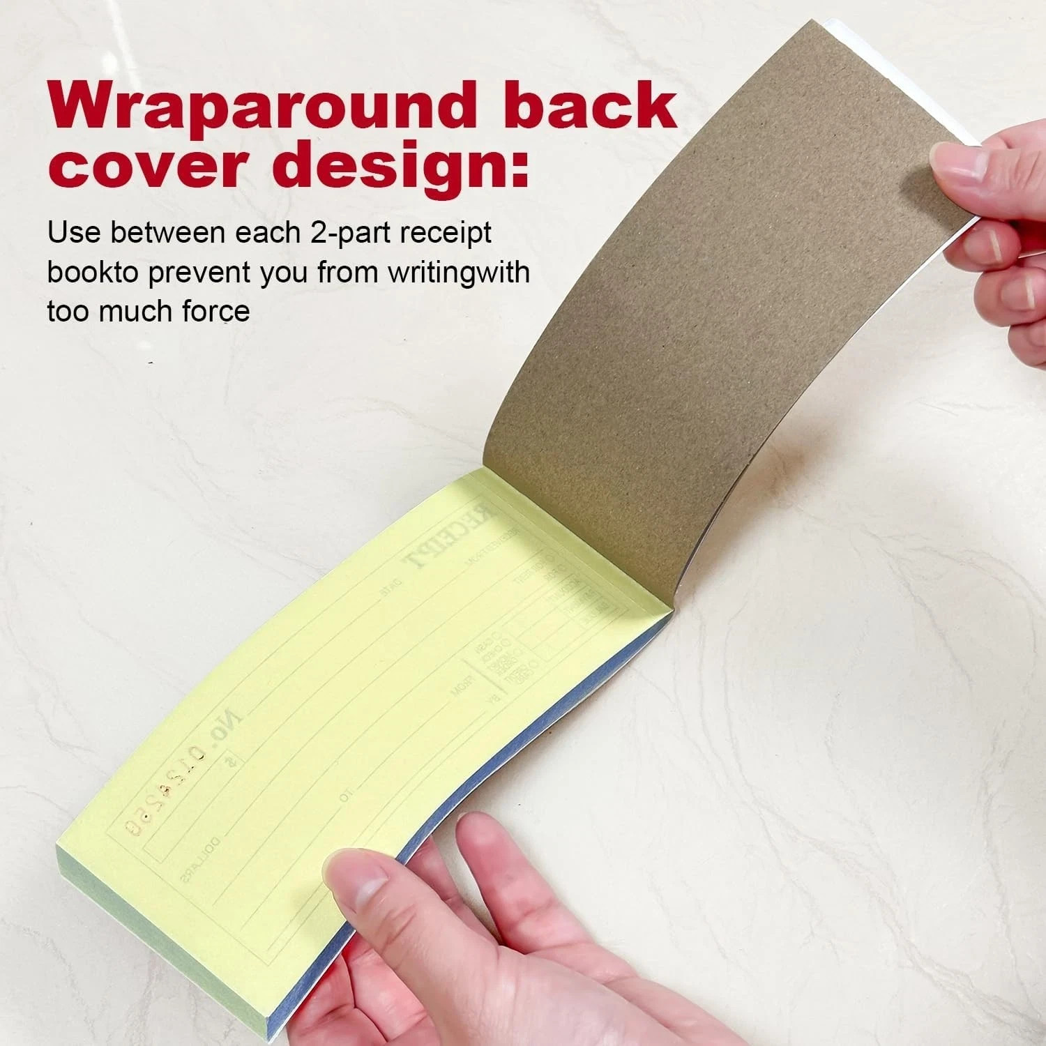6-Pack Carbonless Receipt Book for Small Business – Money & Rent Receipts,…