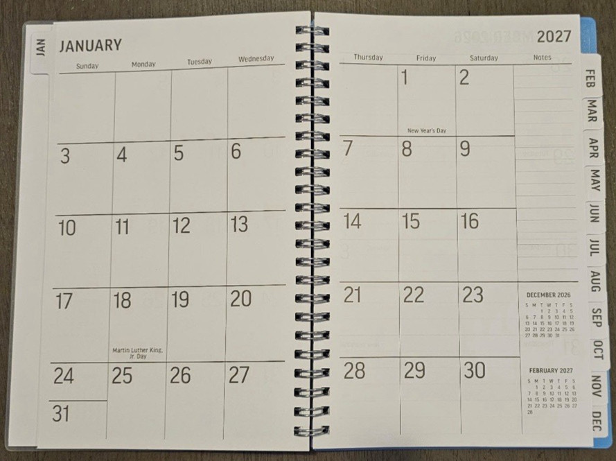 2027 Blue Sky Lindley Calendar Year W&M Planner (5″ x 8″) Large Print
