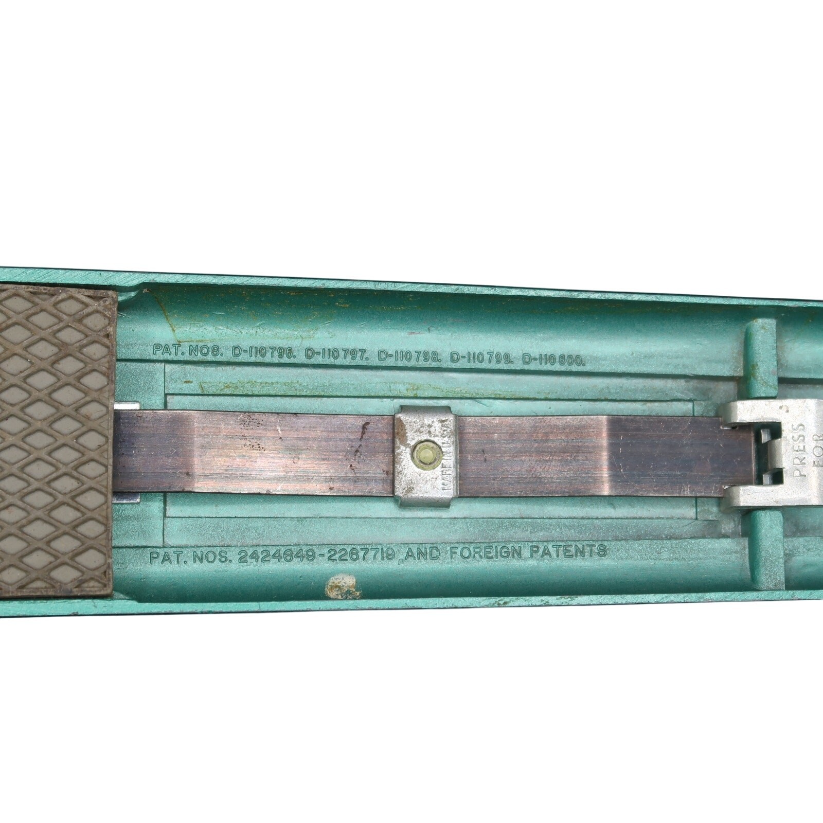 Vintage Swingline #27 Stapler Teal Green USA Art Deco Retro MCM Desk Office