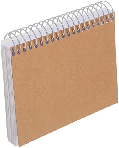 Mead Index Cards, Spiral, Ruled, 3″ x 5″, White, Blank 1 Count (Pack of 1)