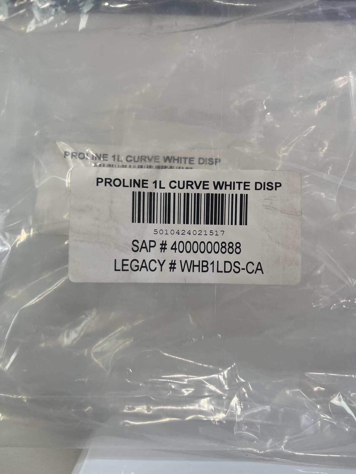 Wall-Mount Soap Dispenser SCJ Professional Proline 1L Curve White Set of 2 New