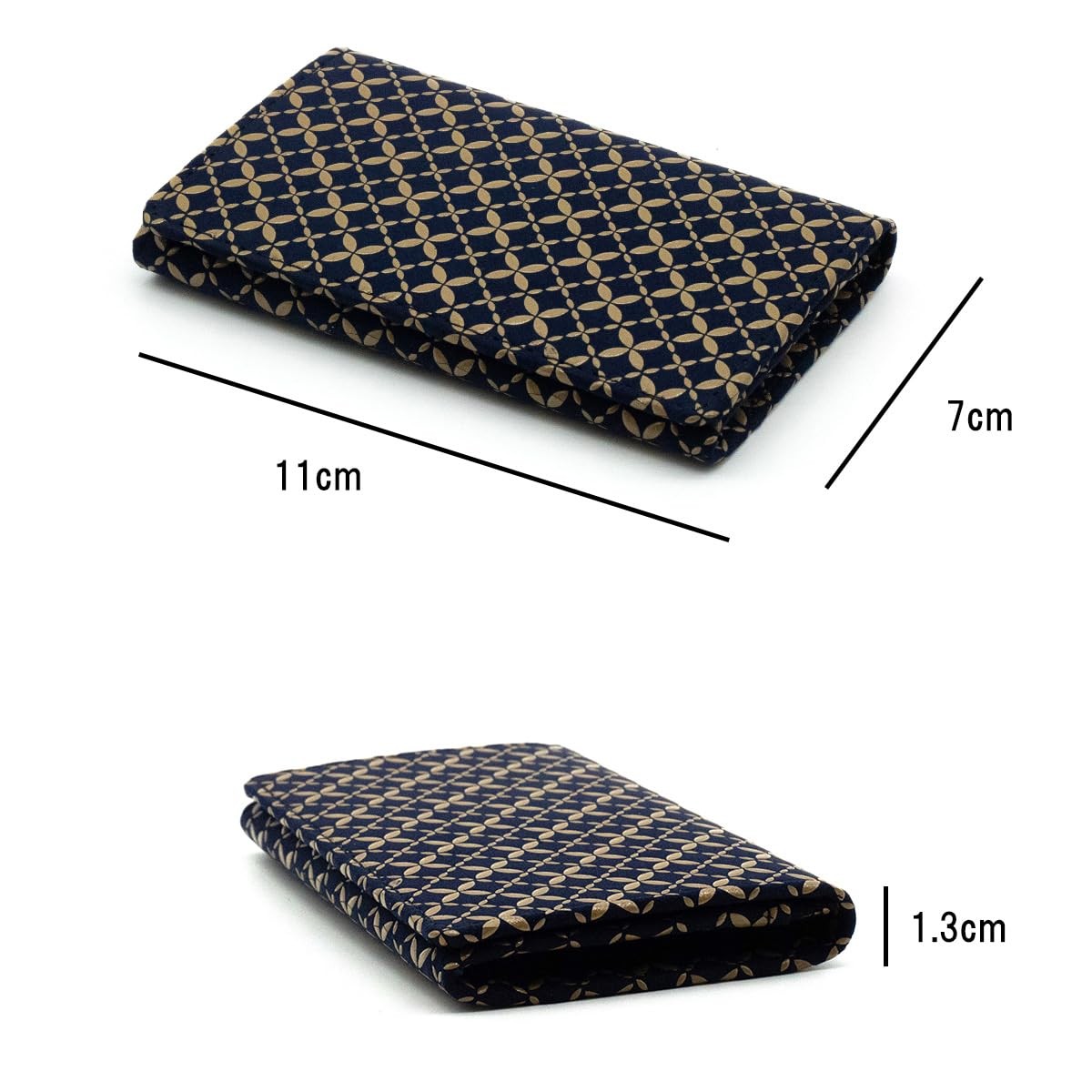 Indenya Business Card Holder Deer Leather Lacquer Card Case Shippo Japan