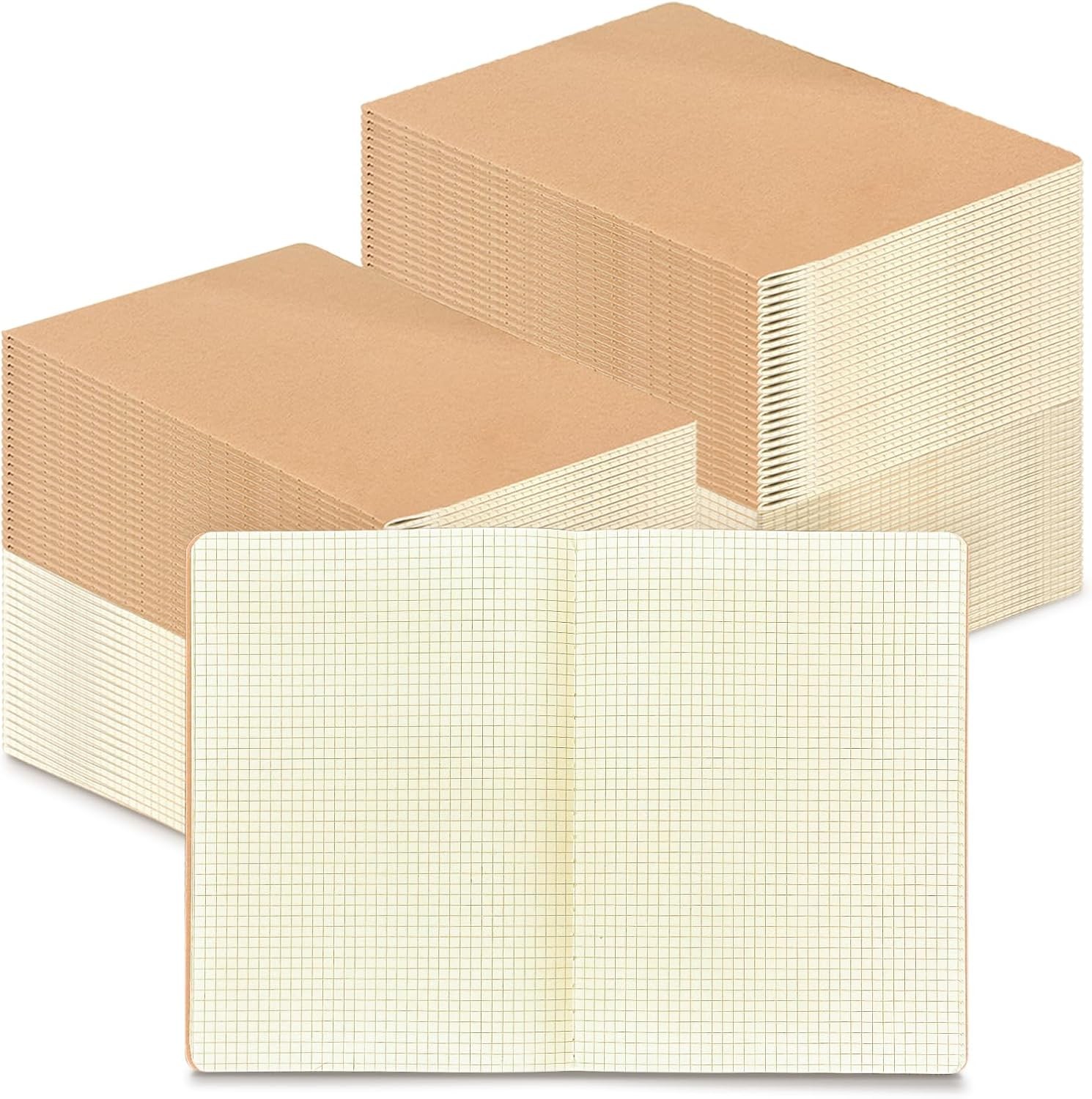 100pack Grid Notebooks, Square Notebooks Grid Paper Graph Notebooks Small Graph