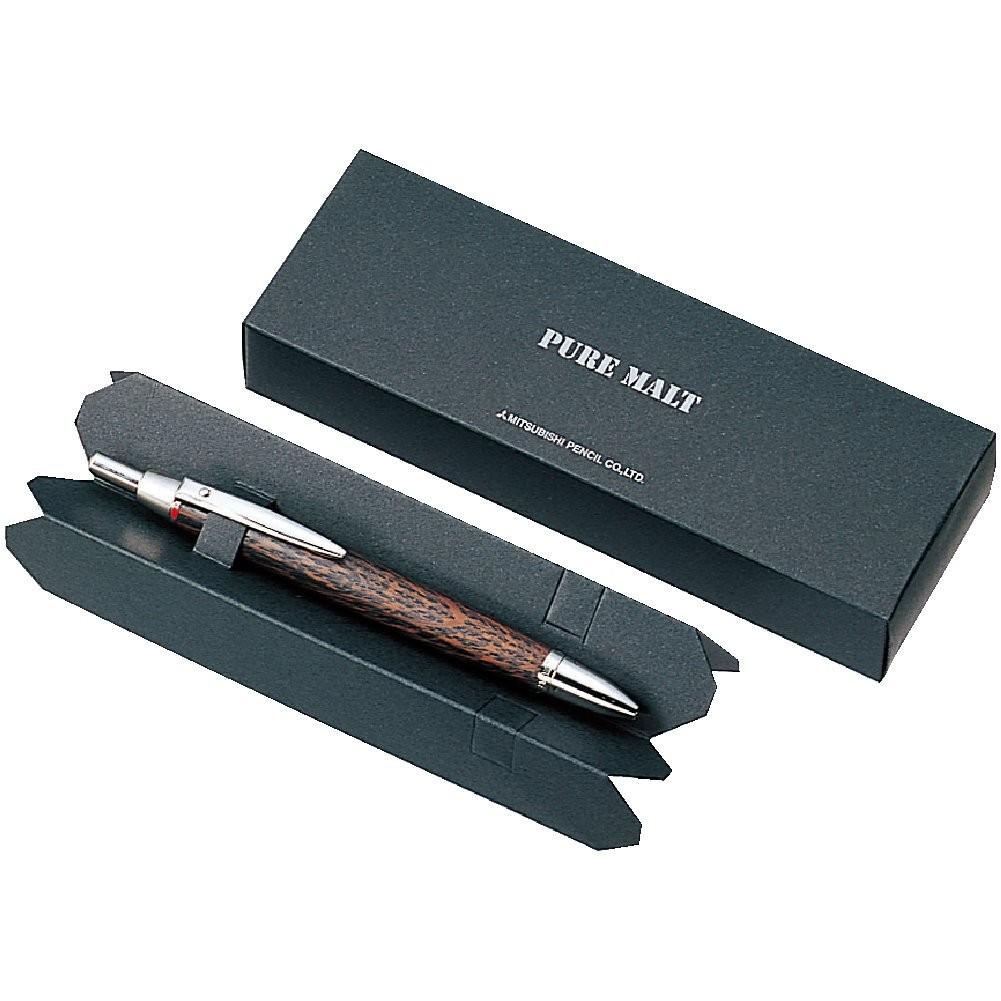 Uni Pure Malt Oak Wood Premium Edition Ballpoint Pen 0.7mm