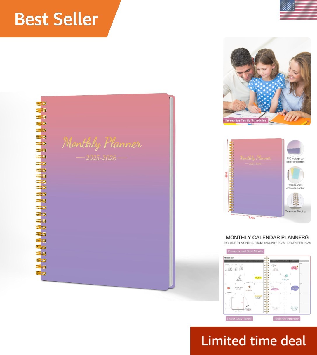 2026 Monthly Planner – 2026 Planner/calendar, Jan 2026 – Unknown_binding