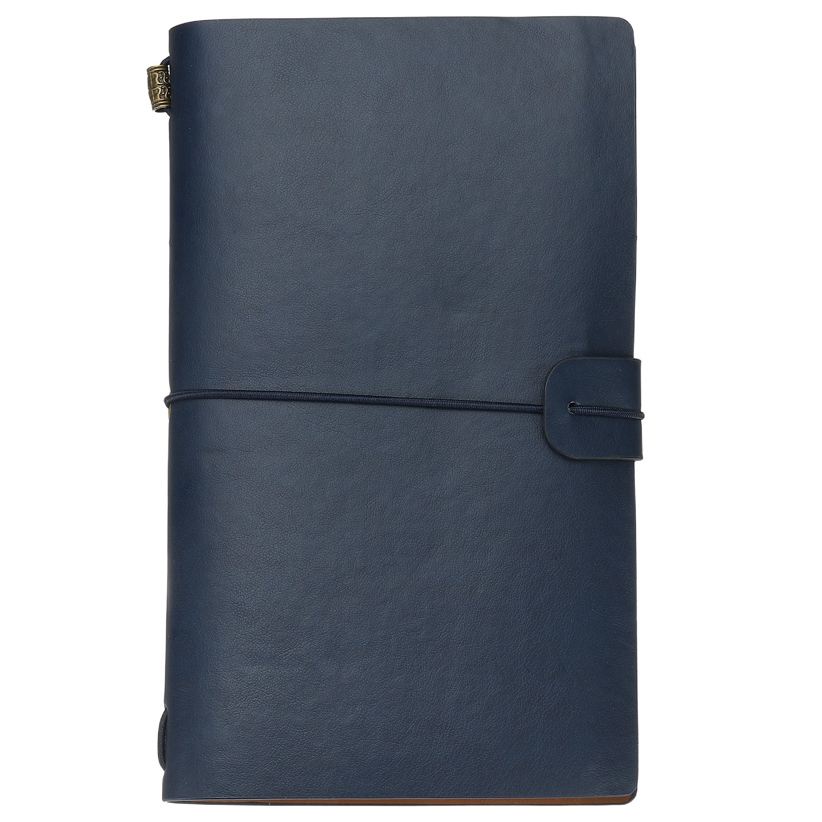 1Pcs, Vintage Retro PU Leather Notebook for Travel Diary Planner Dark Blue