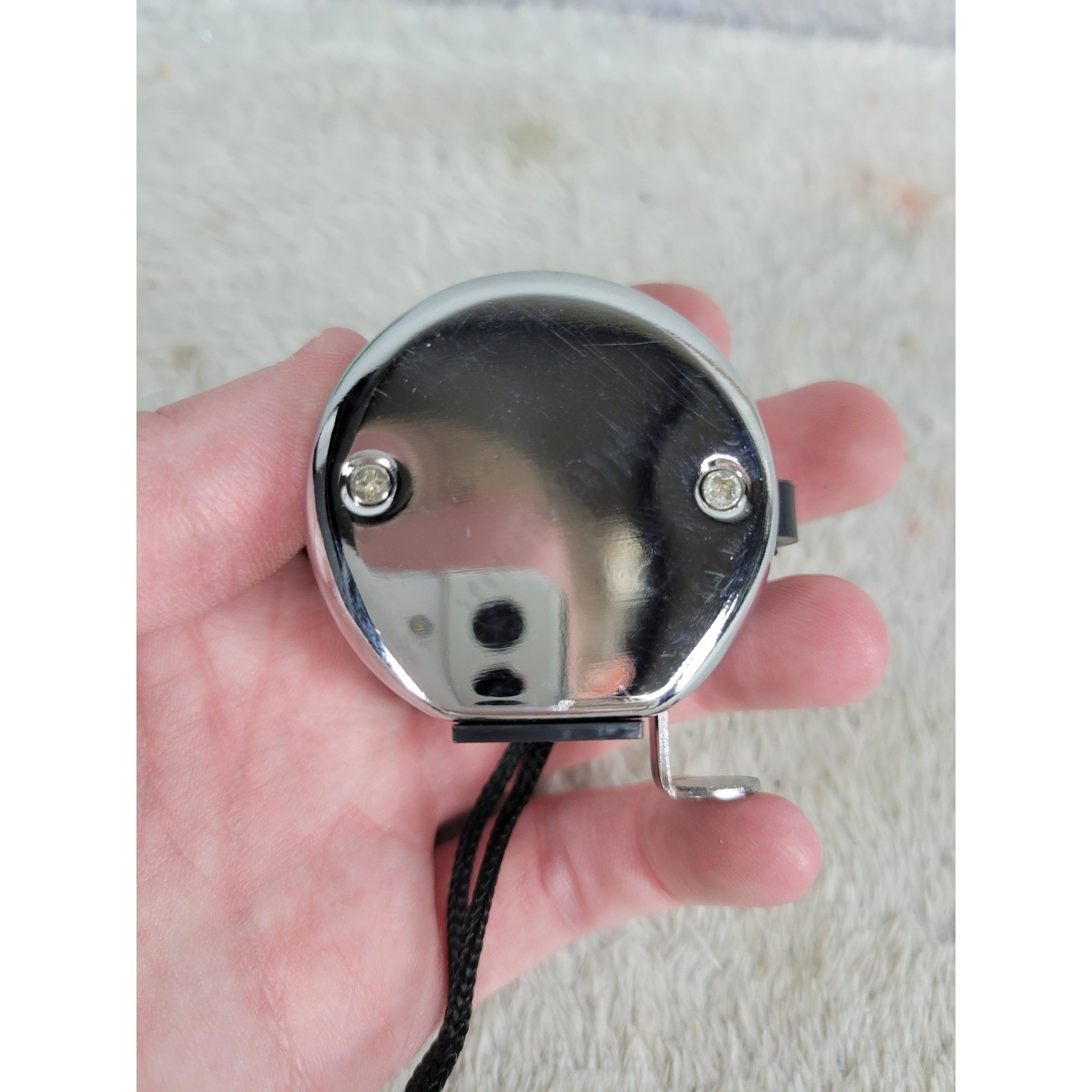 UIC1100 Hand Tally Counter Clicker Metal Chrome 4 Digit