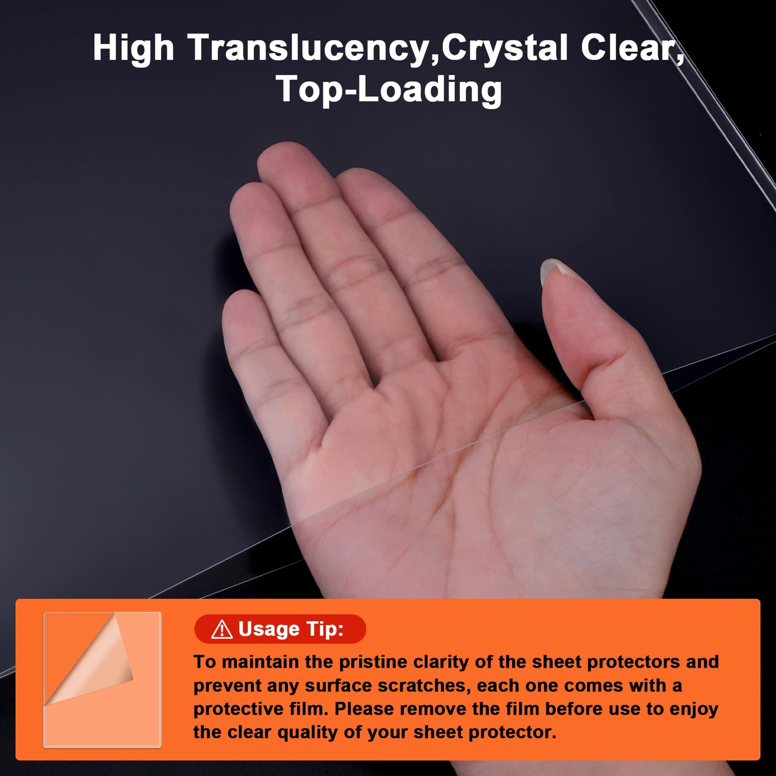 5 Pack 8″ x 10″ Rigid Print Protectors Clear Hard Plastic Sheet Protectors To…