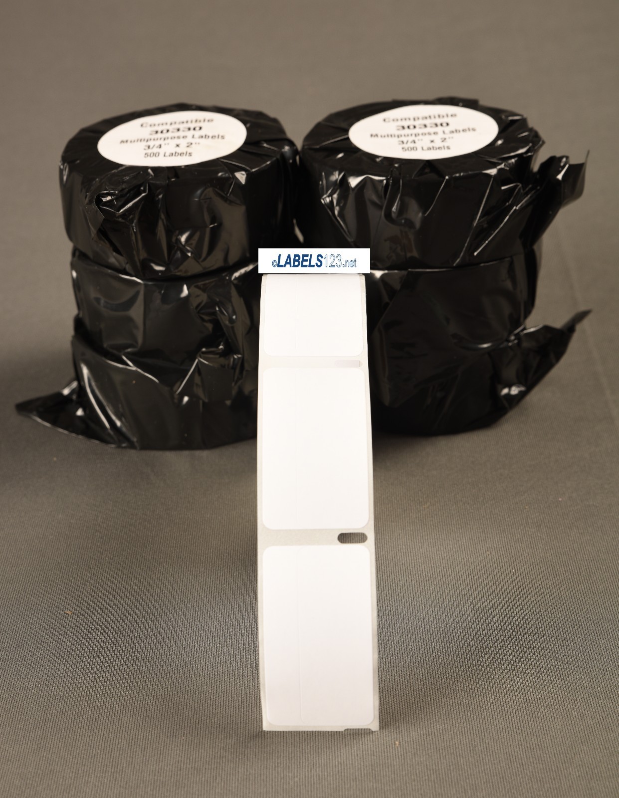 1 Roll Address Dymo Compatible White 500 Labels per Roll White 30330 Badges