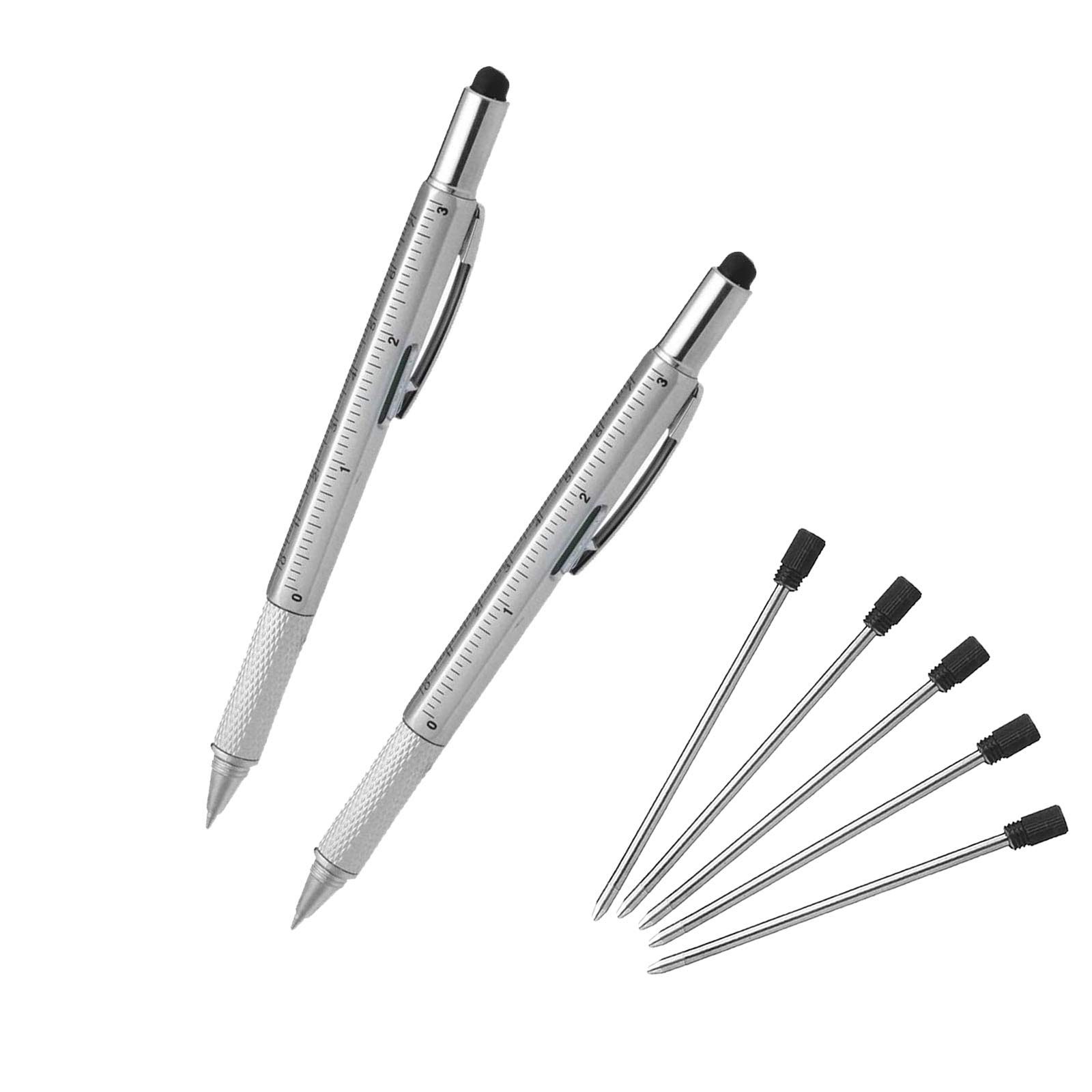 Multifunction Tool Pen, 6 in 1 Tool with Ballpoint Pen, Touch Screen Stylus, …
