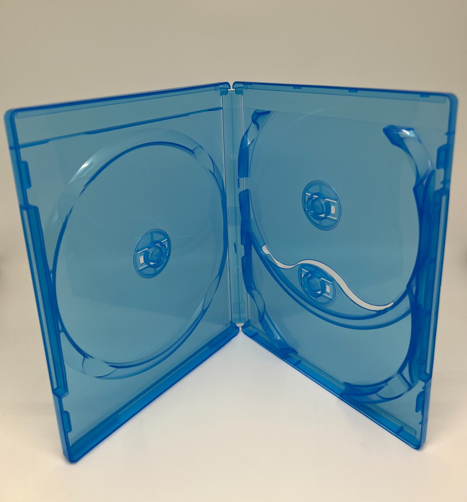 10 Original Scanavo 14mm Triple (3) Blue Blu-Ray DVD Case, AMZ.3/ONE.14MM.KRT