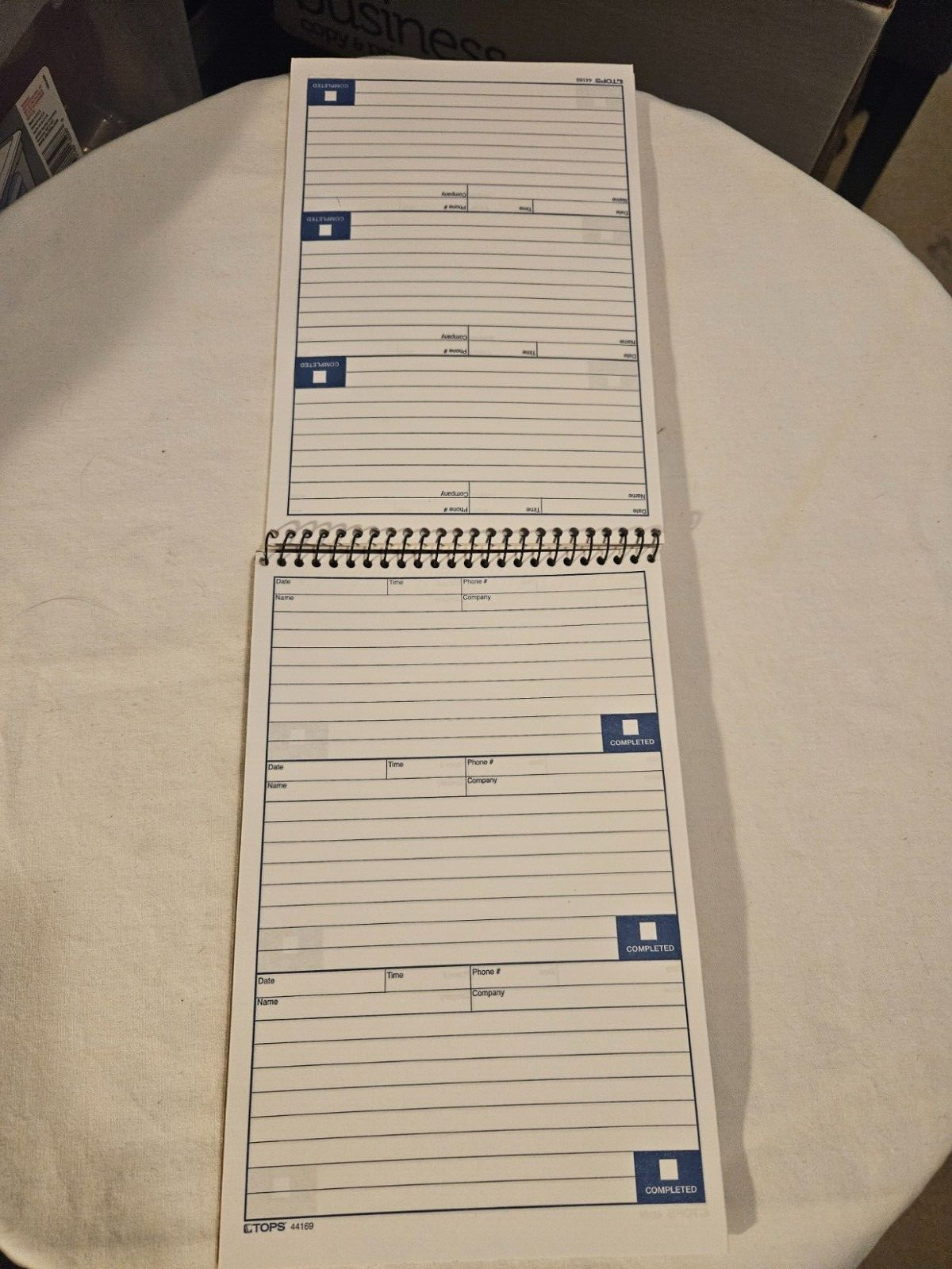 Adams Phone Message Books Lot of 2 and Tops Voice Mail Log See Description