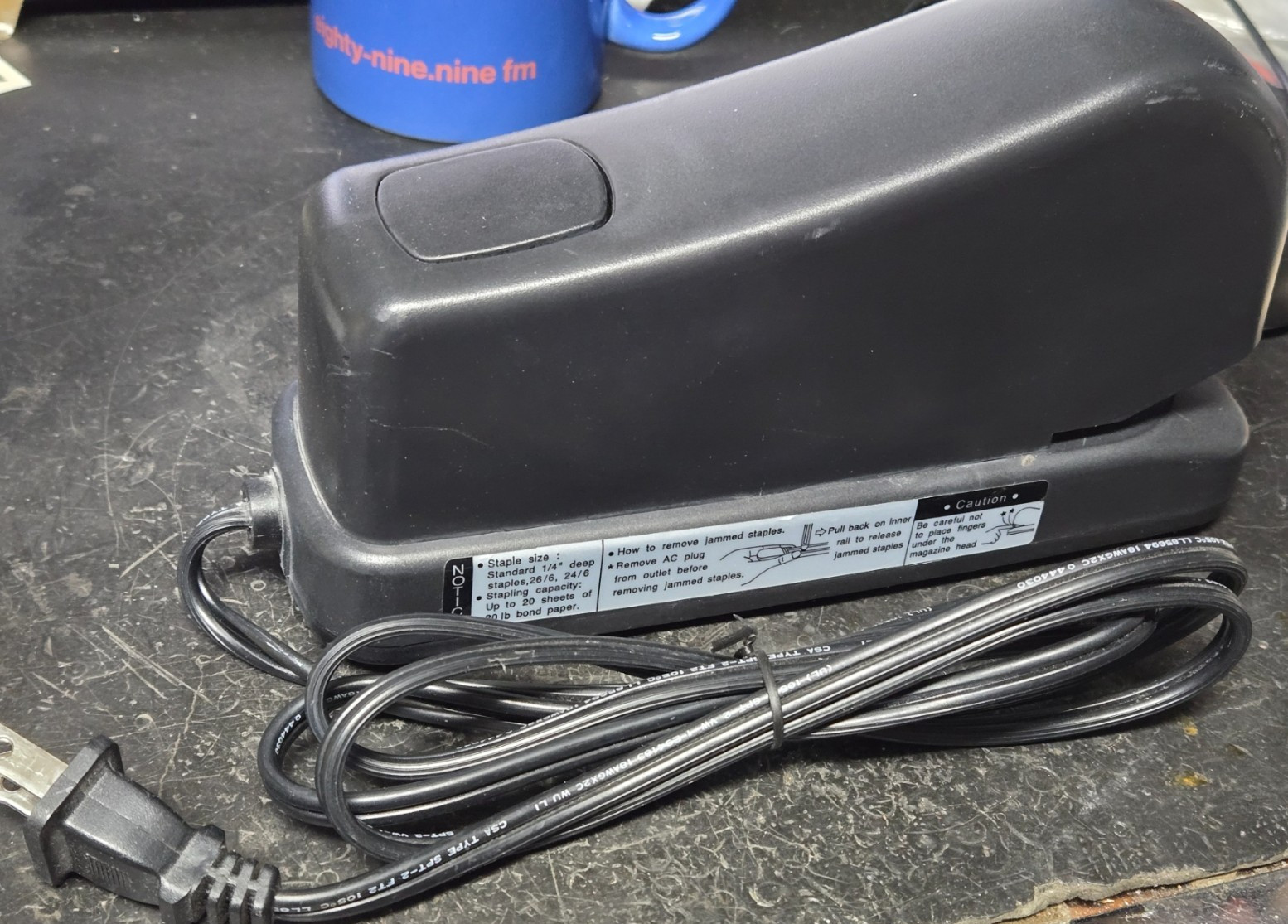 HighMark 97436 Automatic Electric Stapler Tested Working (Office Depot brand)