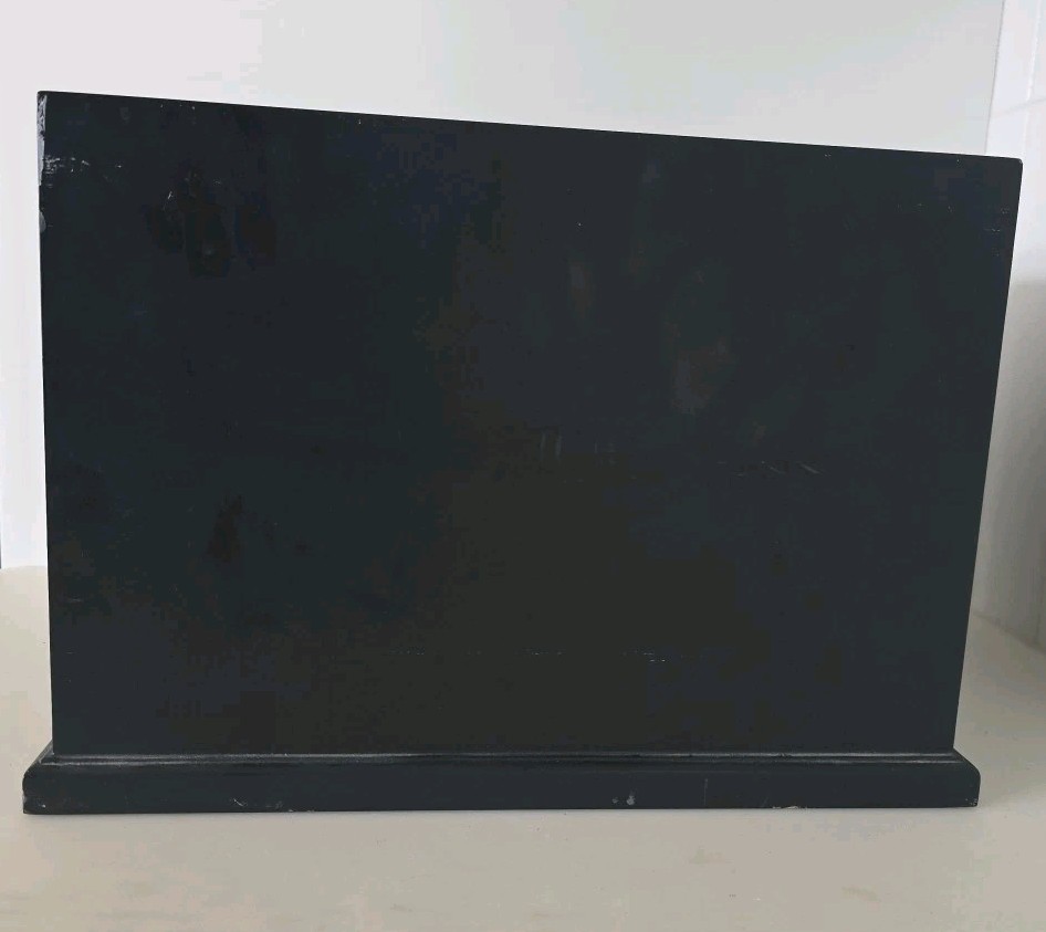 Pottery Barn Bedford Black Desktop Two Drawer Desk Organizer Shelf