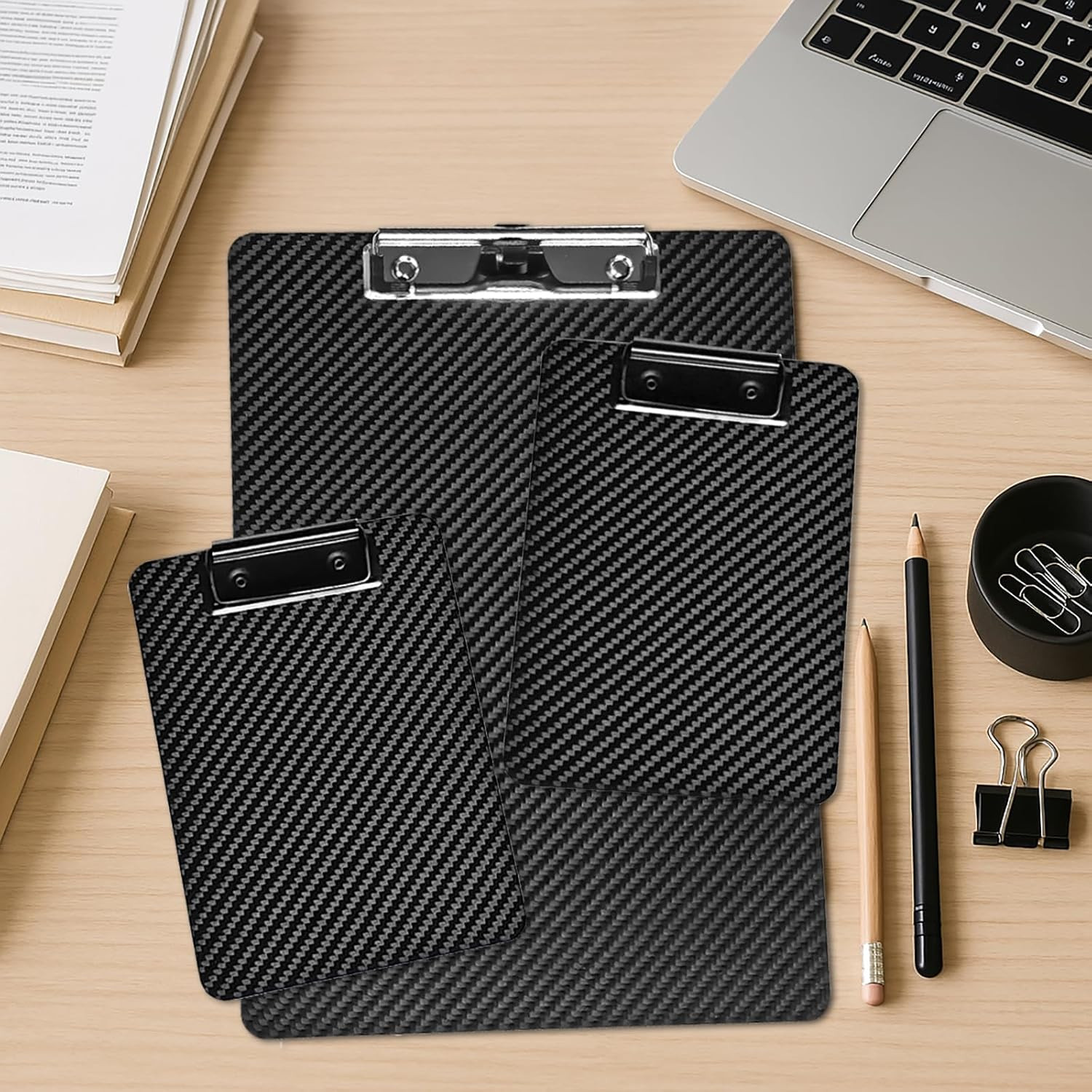 Carbon Fiber Clipboard 5X7 Inch – Mini Portable Writing Board for Pocket Use, Re