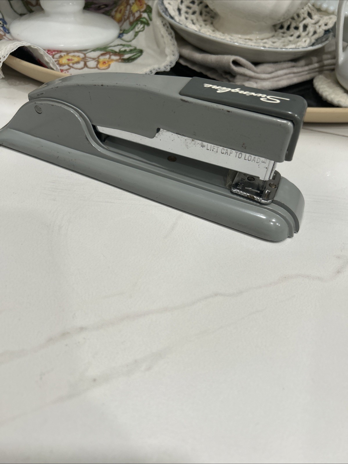 Vintage Swingline Stapler #27 1950s Retro 8 1/2″ Grey Desk Long Island NY Works