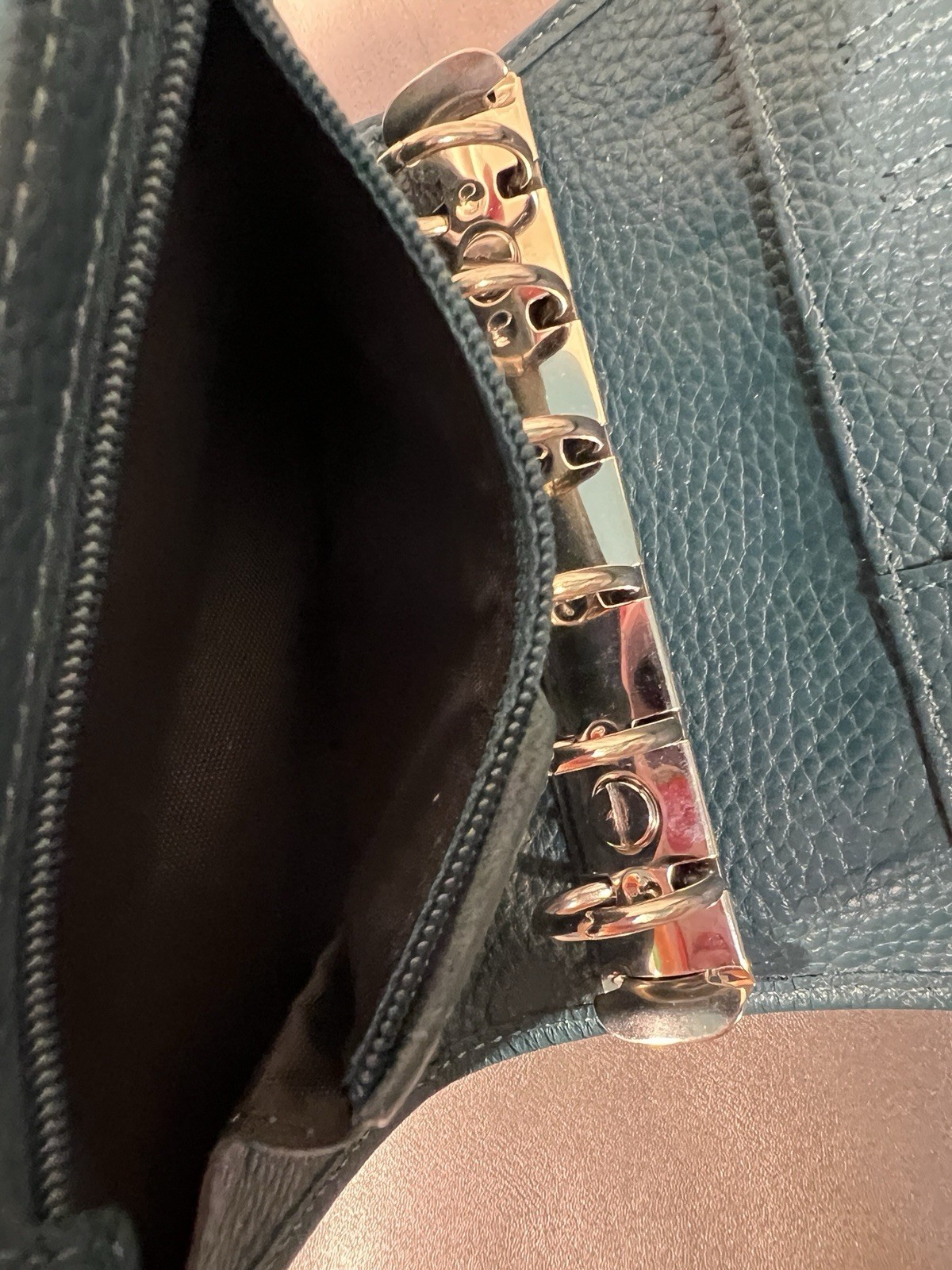 Moterm Teal Regular Pocket Size A7 Ring Organizer Planner Binder EUC!