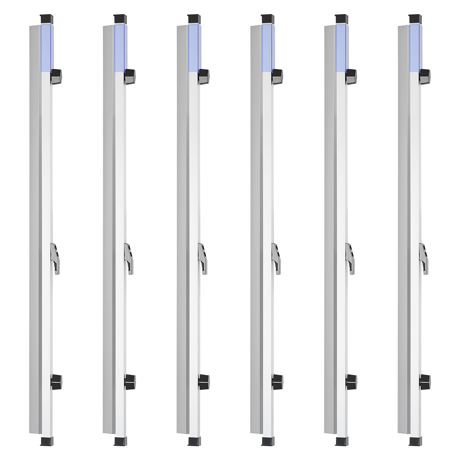 Uimoso 30-Inch Blueprint Hanging Clamps, 6-Pack Binding Strips for Storage