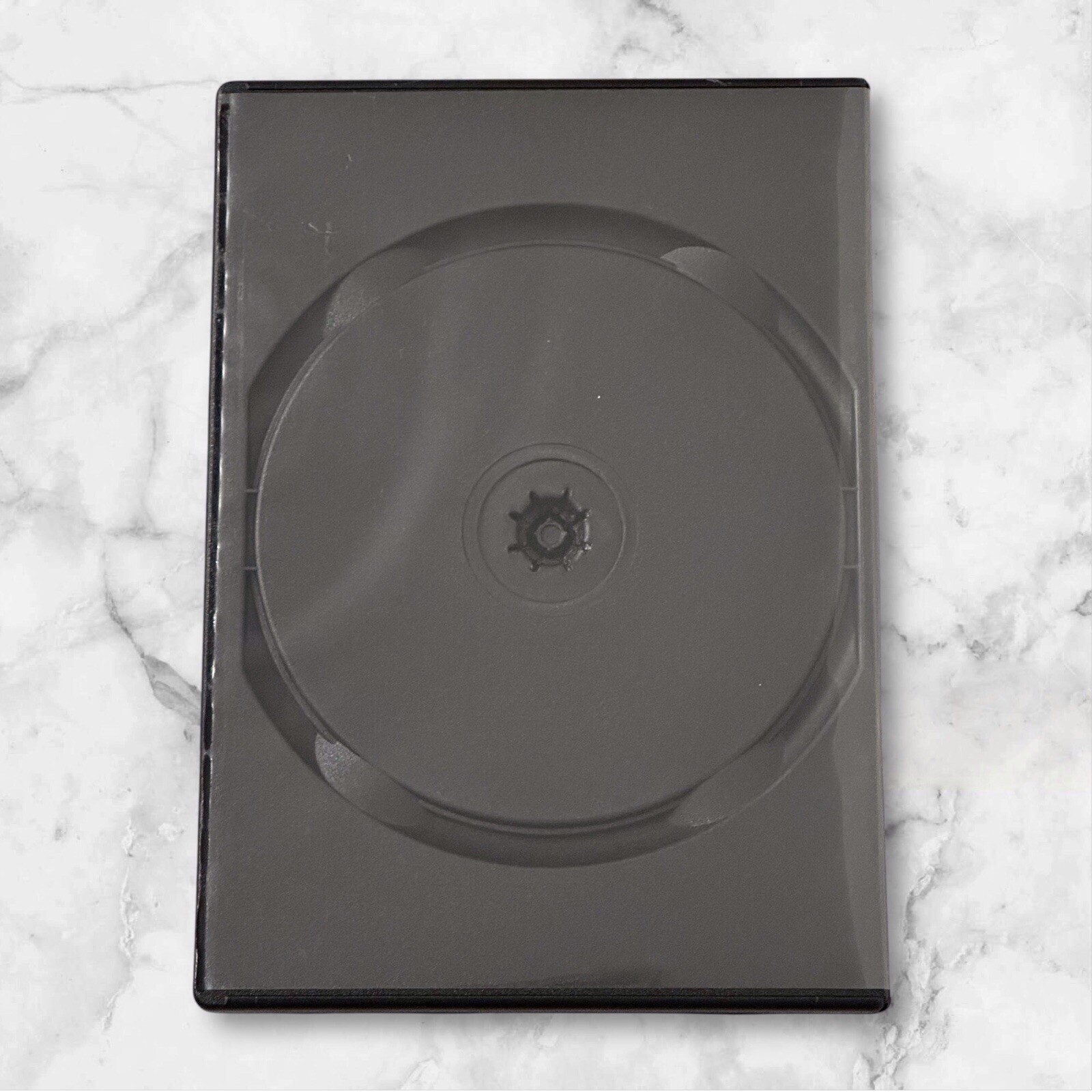 10 Pack-22mm Black Single Disc DVD Cases With Booklet Clips