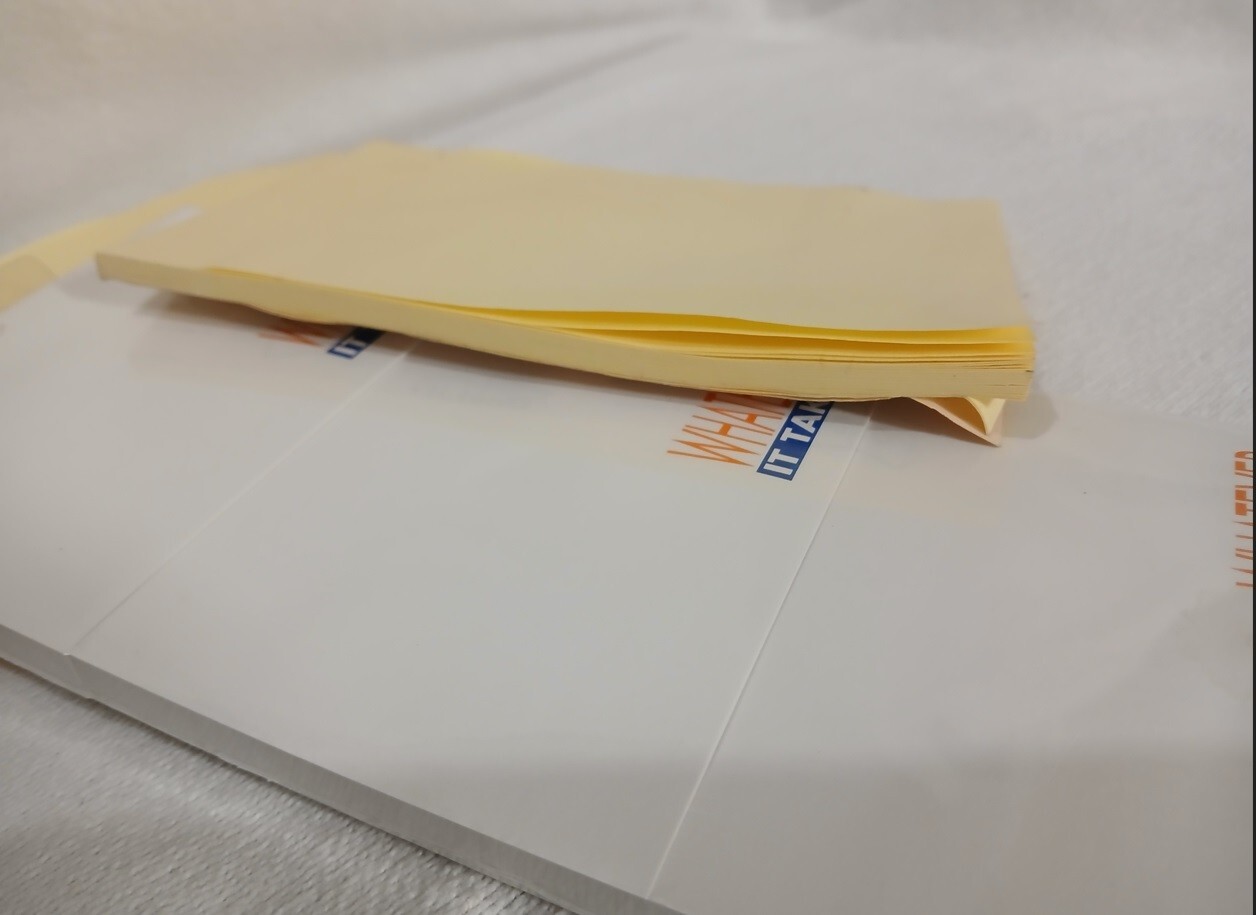 Sticky Notes Office Supply Lot Self Stick Pads – Assorted Sizes, Brands – 6 Pcs