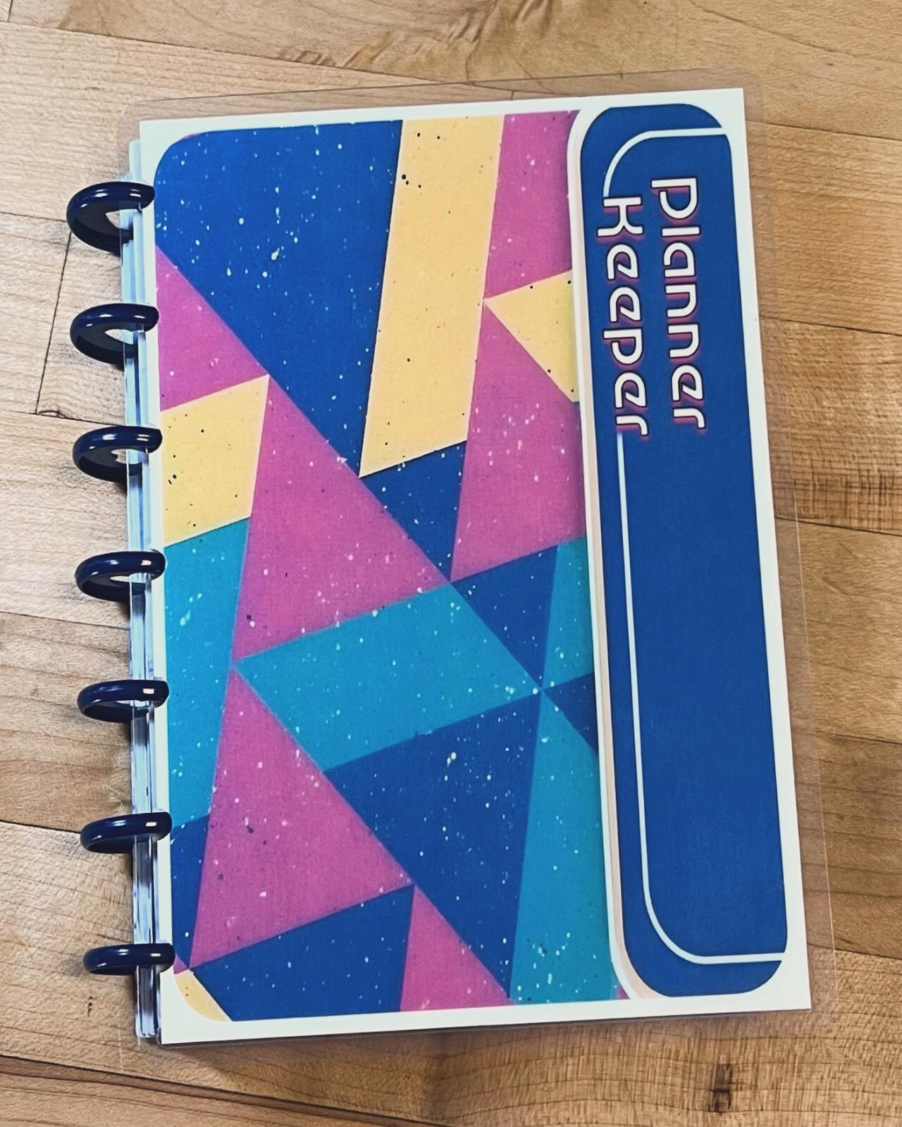 Planner Keeper Retro Trapper Front/Back Cover Set 4 use with MINI HAPPY Planner-