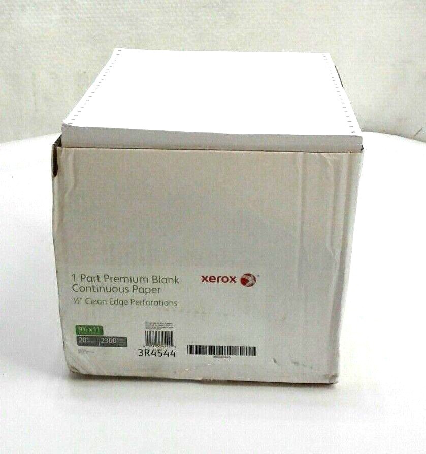Xerox 1 Part Premium Blank Continuous 1/2″ Clean Edge Perf. Paper 9 1/2″x11″