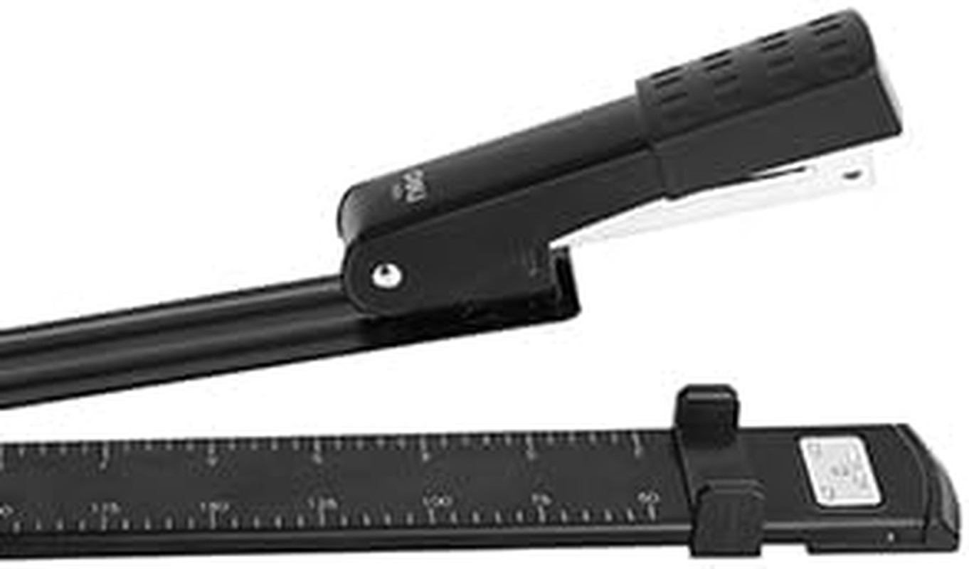Deli Long Reach Stapler with 1000 Staples, 20 Sheet Capacity, Long Arm Standard