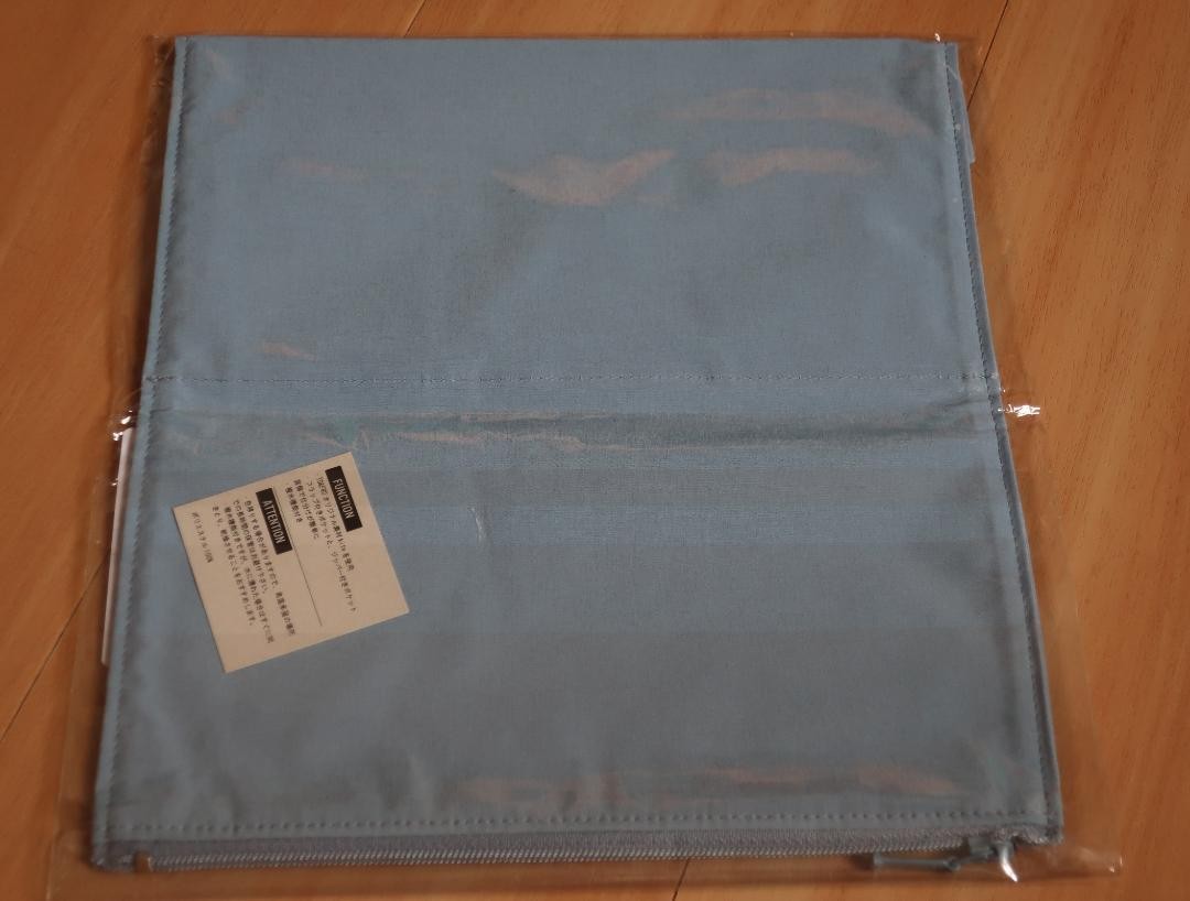 Traveler’s Notebook TO&FRO Zipper Case Regular Size Blue Gray Water Repellent
